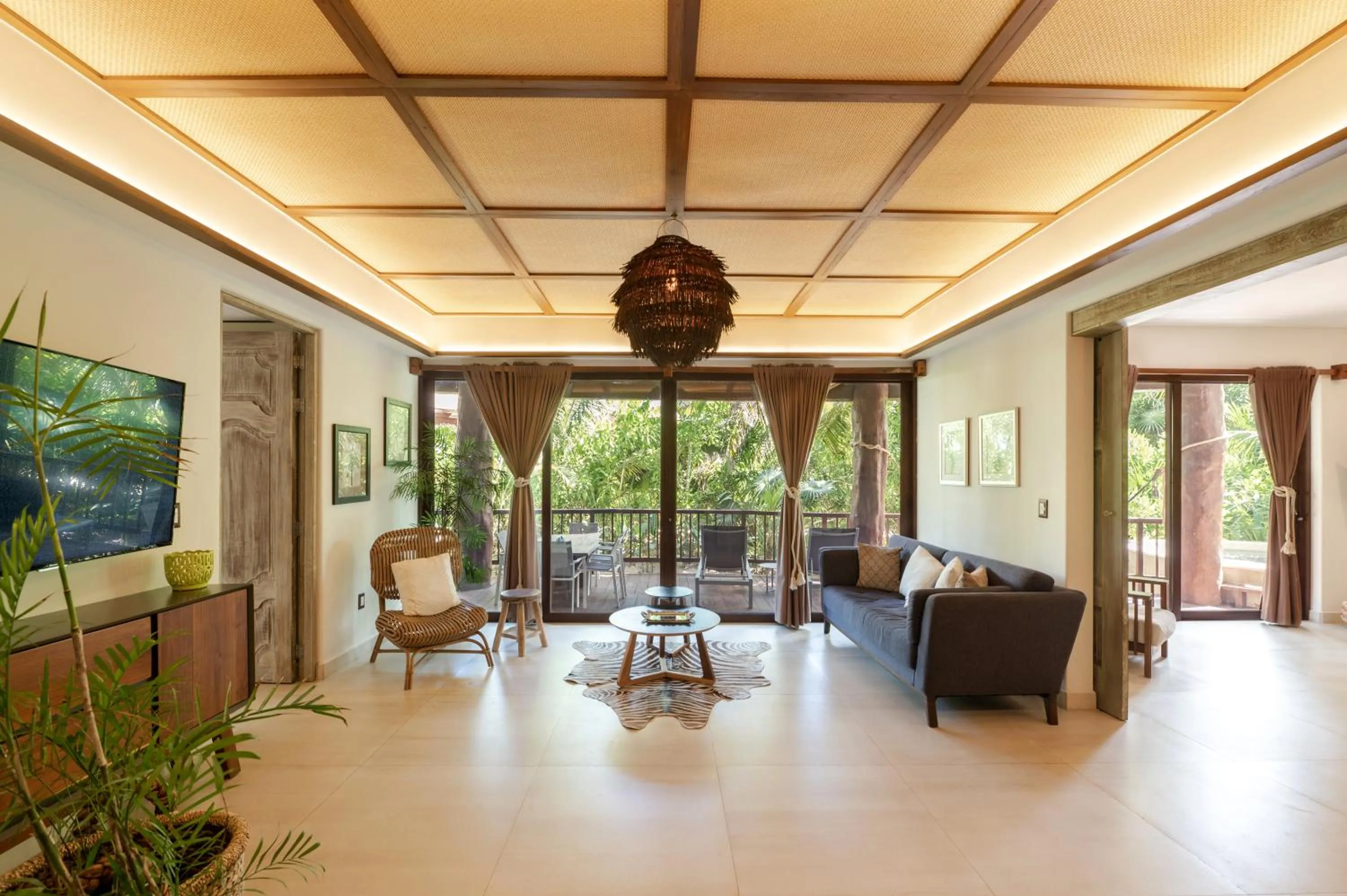 Living room in Ana y Jose Tulum Hotel & Beach Club