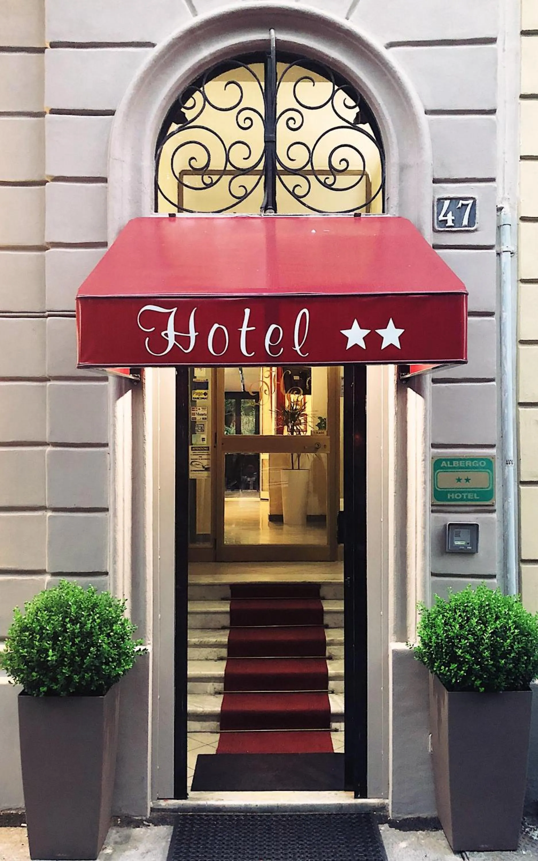 Patio in Hotel Due Giardini