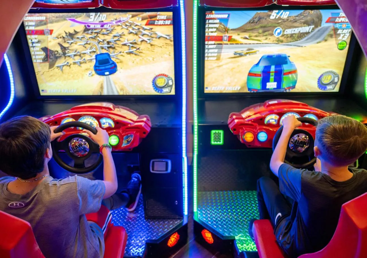 Game Room in Country Cascades Waterpark Resort