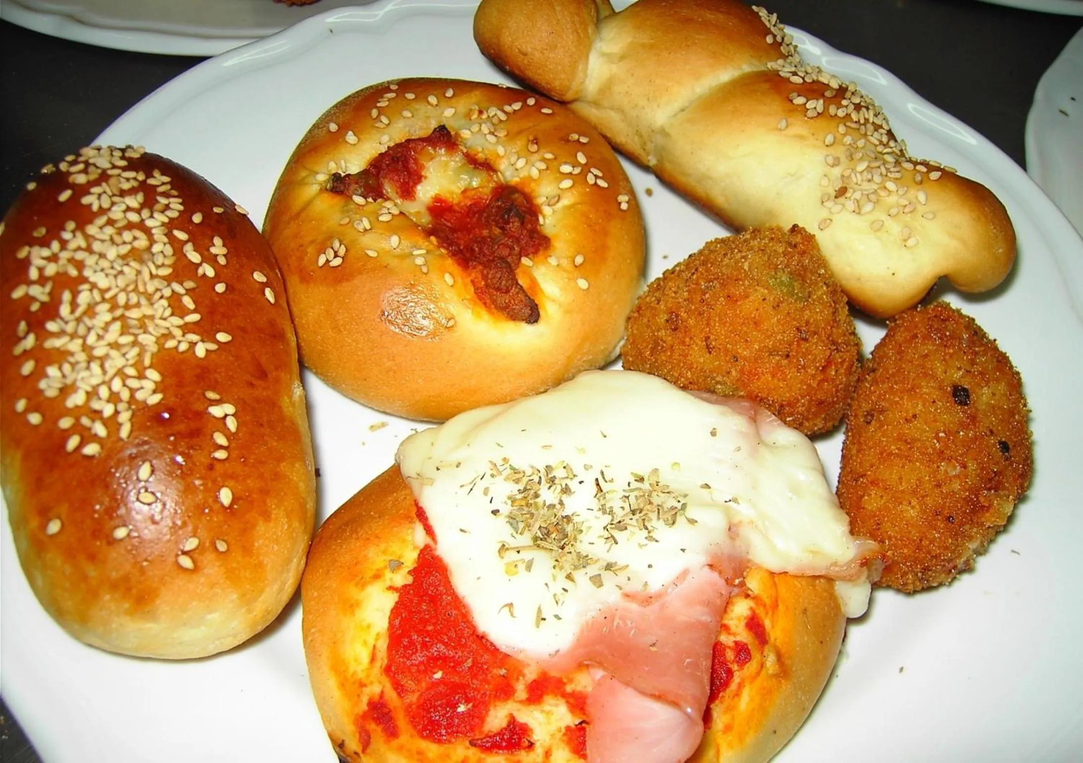 Italian breakfast in Agriturismo La Targa