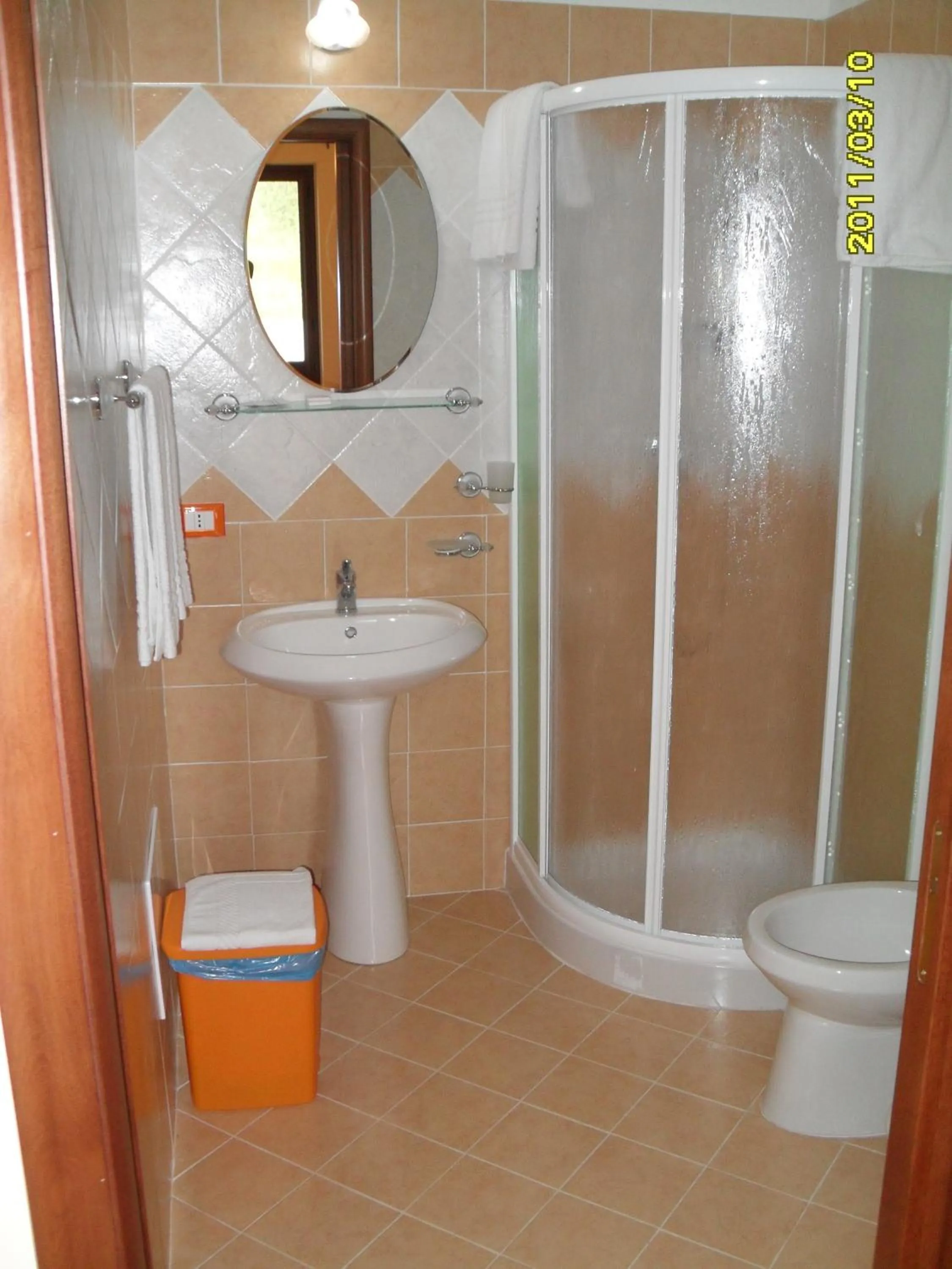 Bathroom in Agriturismo La Targa