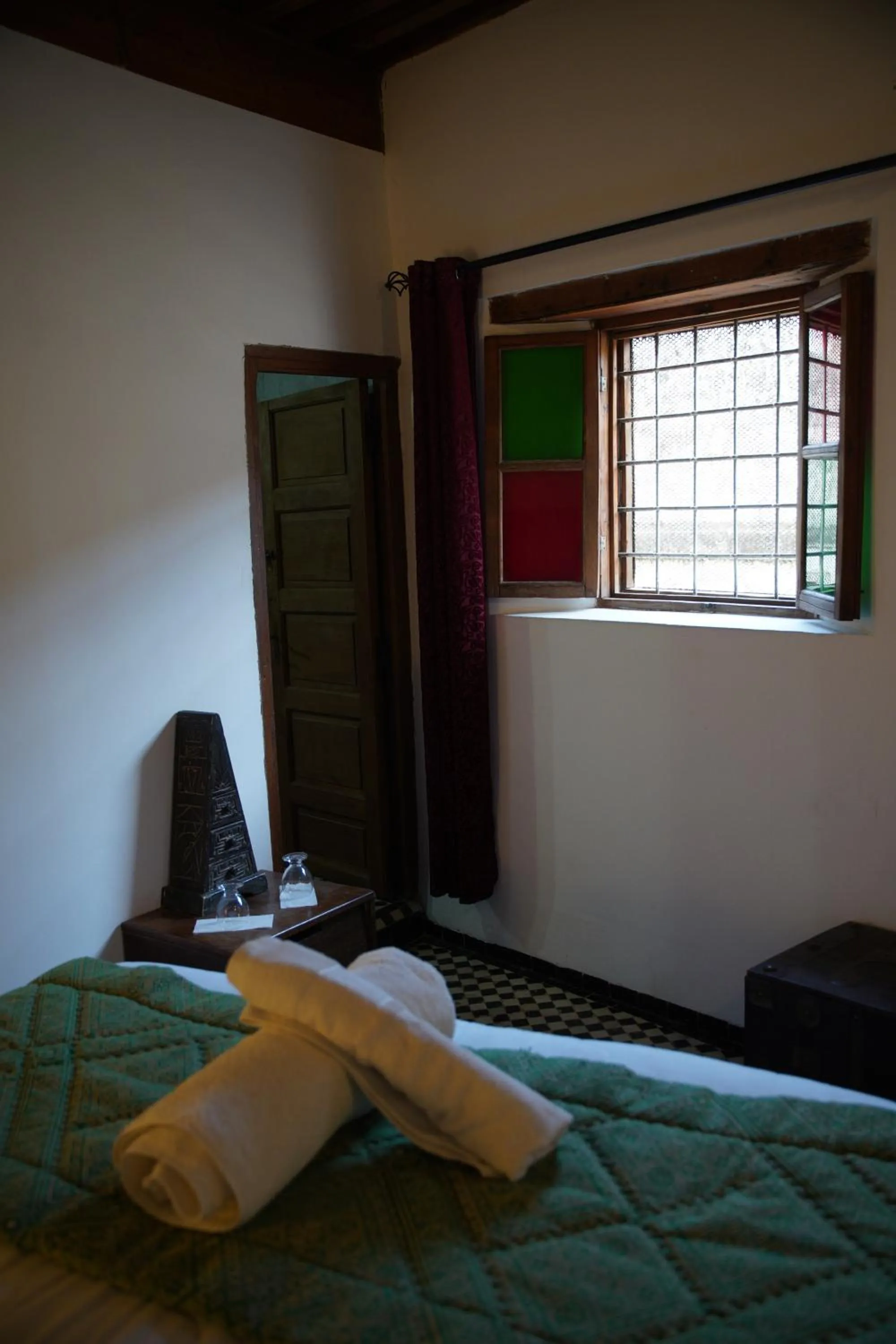 Bed in La Cheminée Bleue Fes