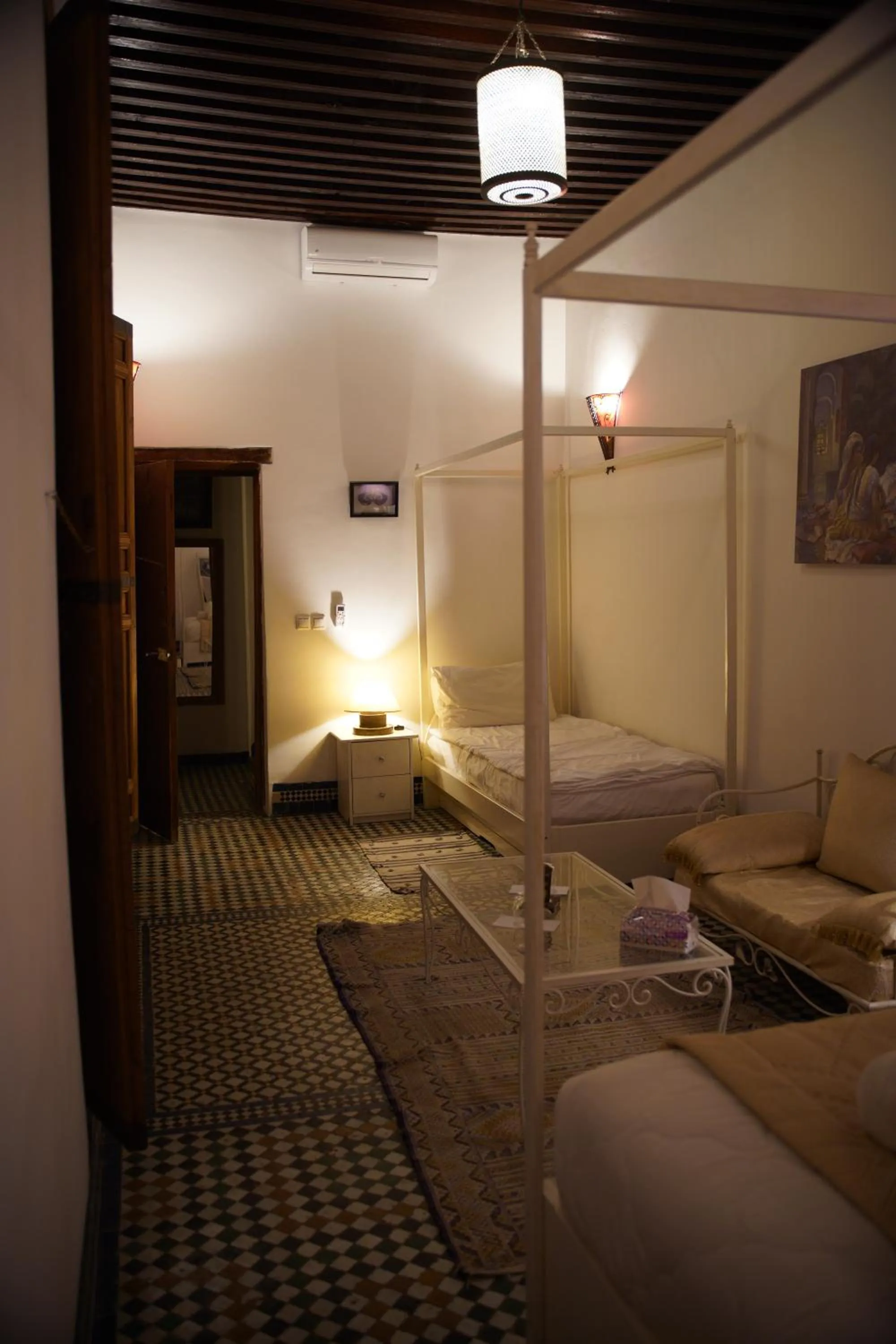 Bed in La Cheminée Bleue Fes