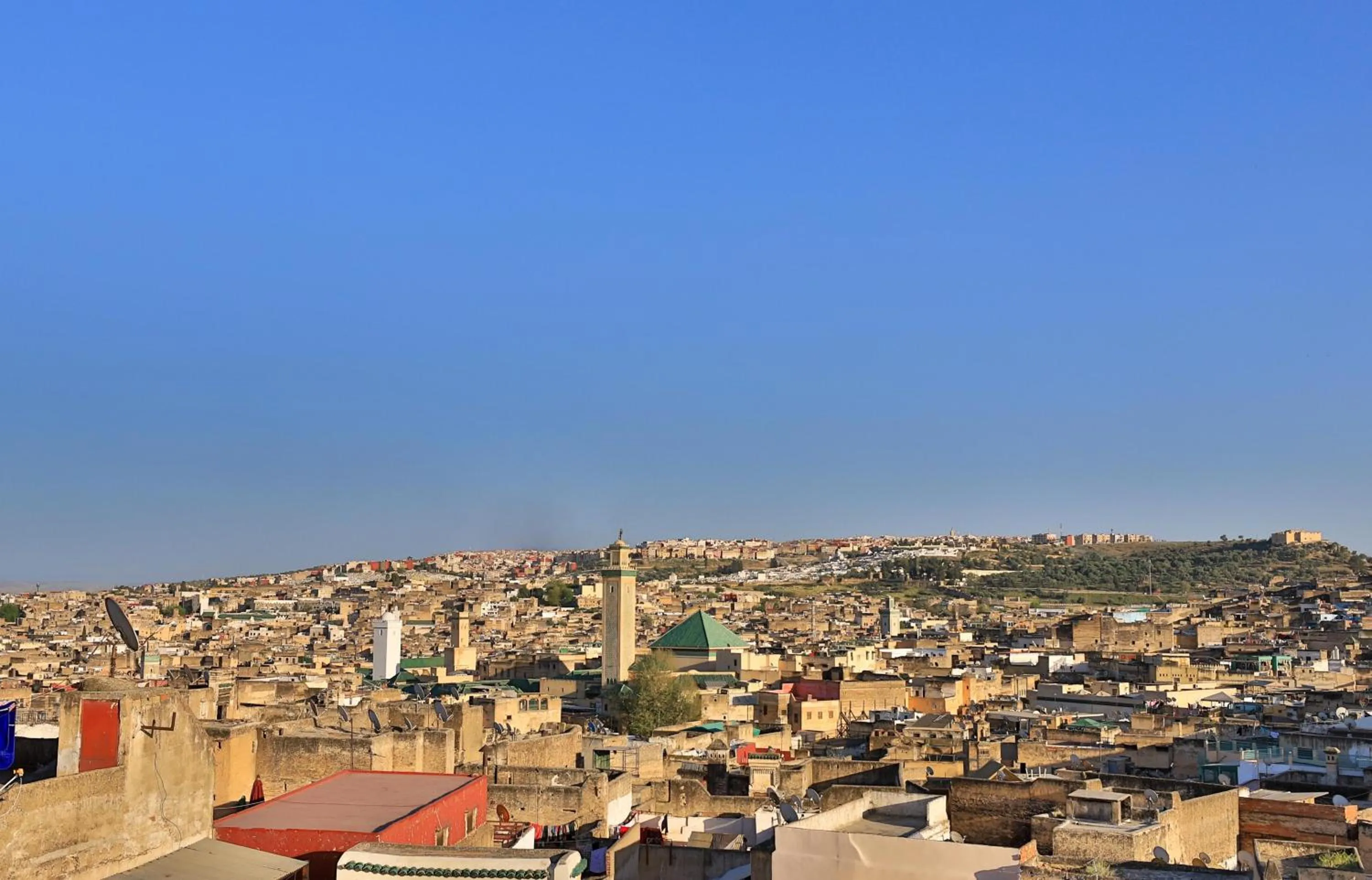 Balcony/Terrace in La Cheminée Bleue Fes