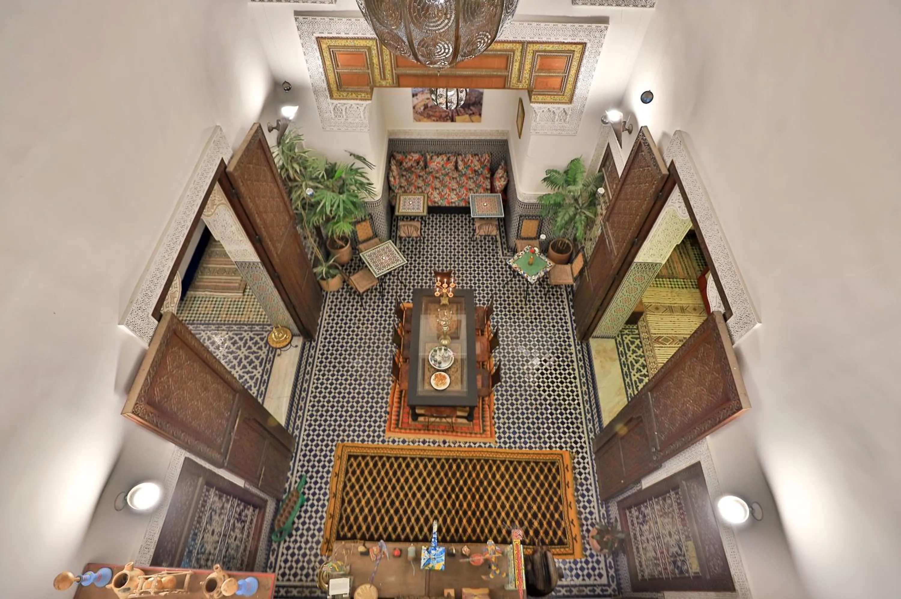 People in La Cheminée Bleue Fes