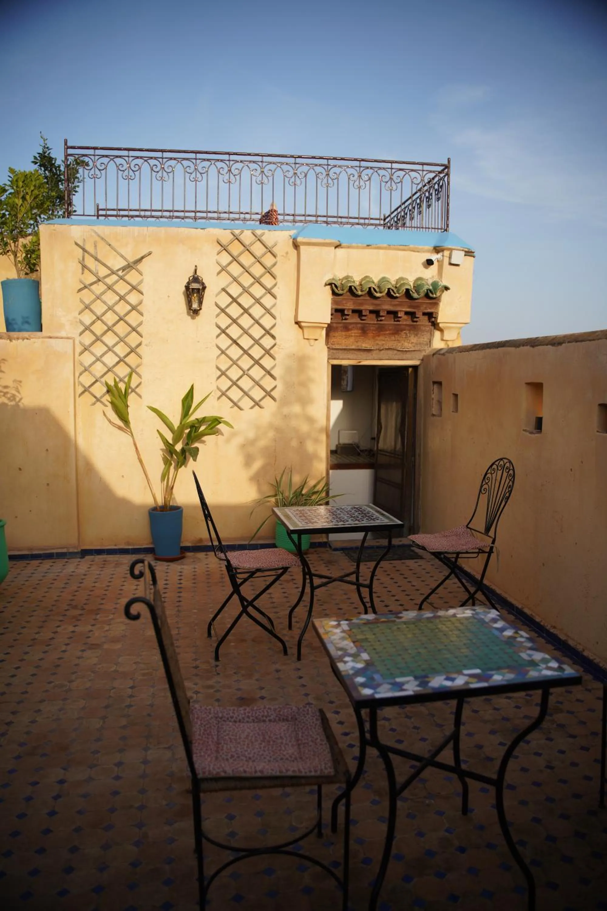 Patio in La Cheminée Bleue Fes