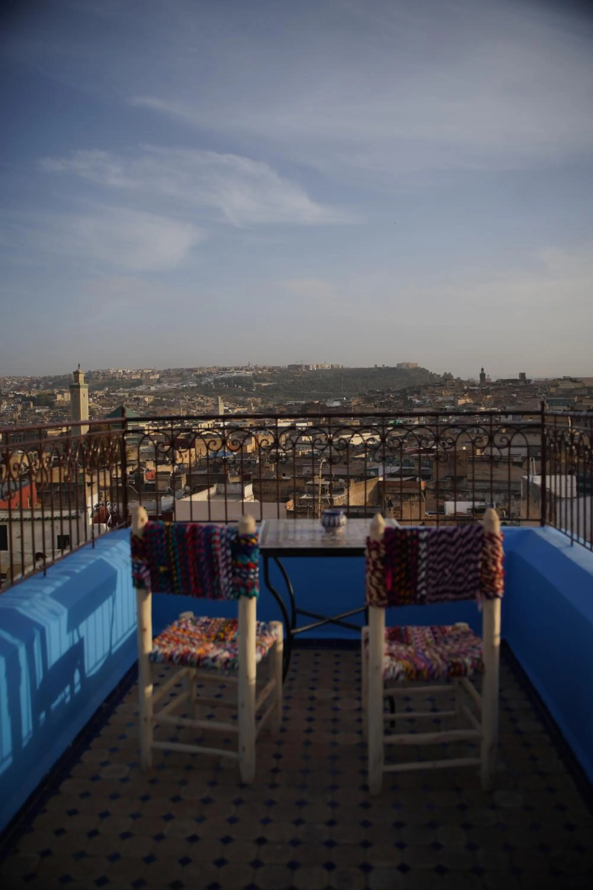 Patio in La Cheminée Bleue Fes