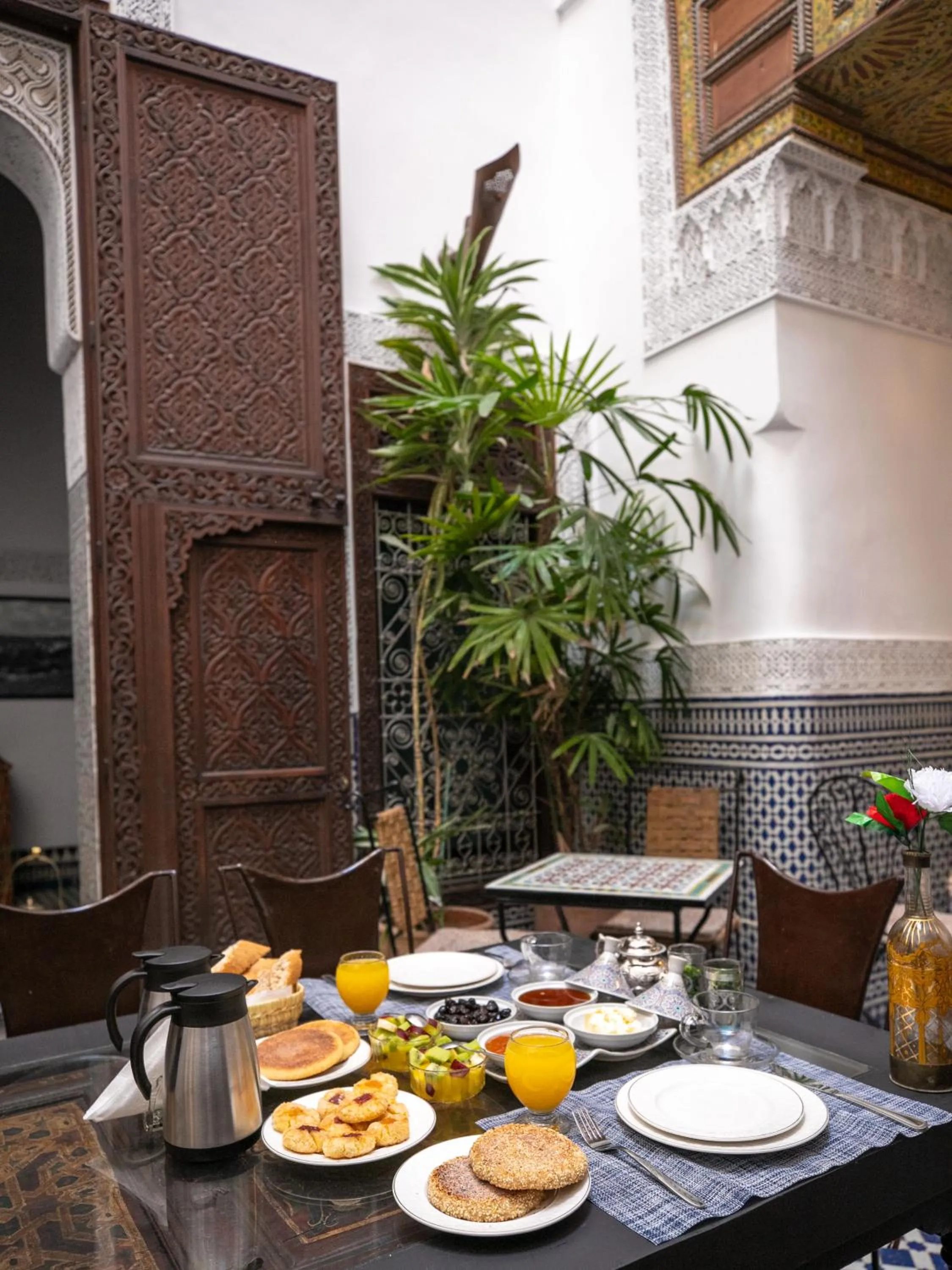 Food in La Cheminée Bleue Fes