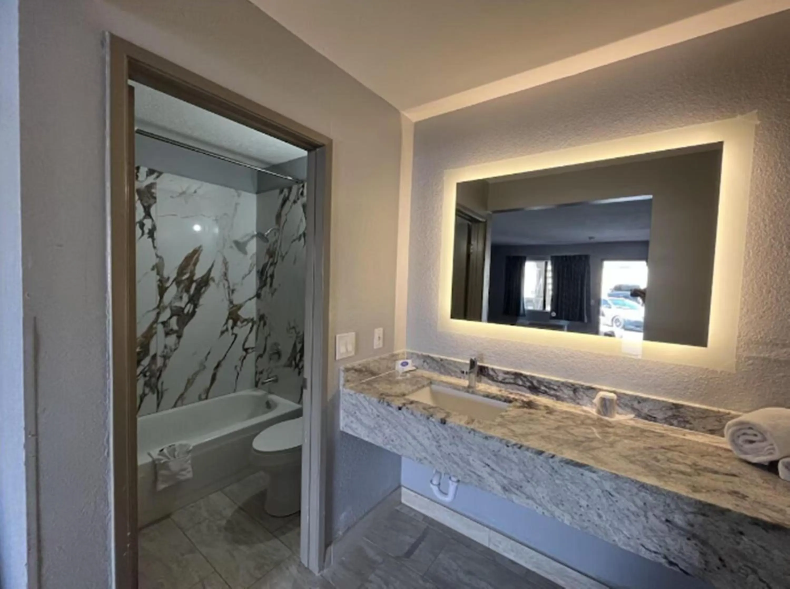 Shower in Days Inn by Wyndham El Paso Airport East