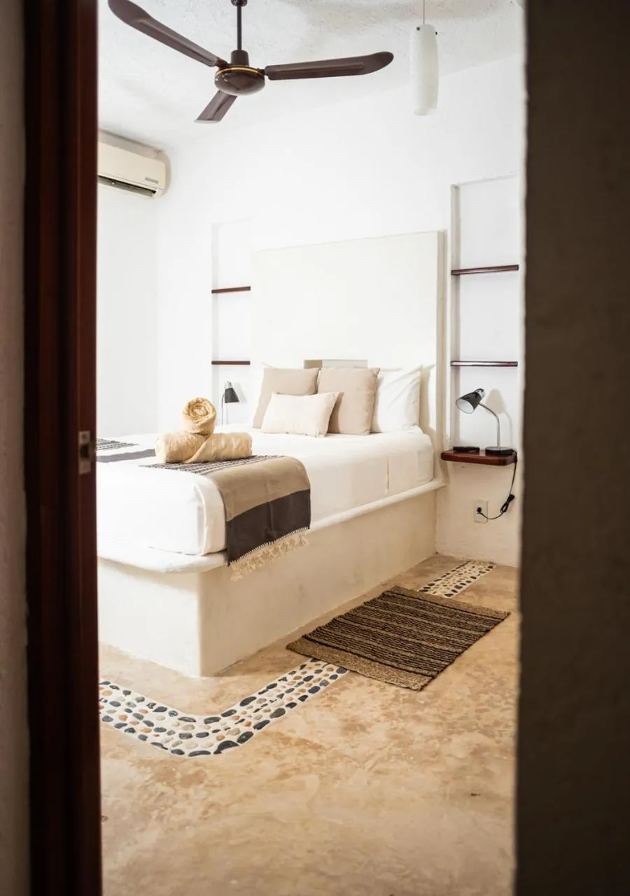 Bed in Villa Los Mangles Boutique Hotel