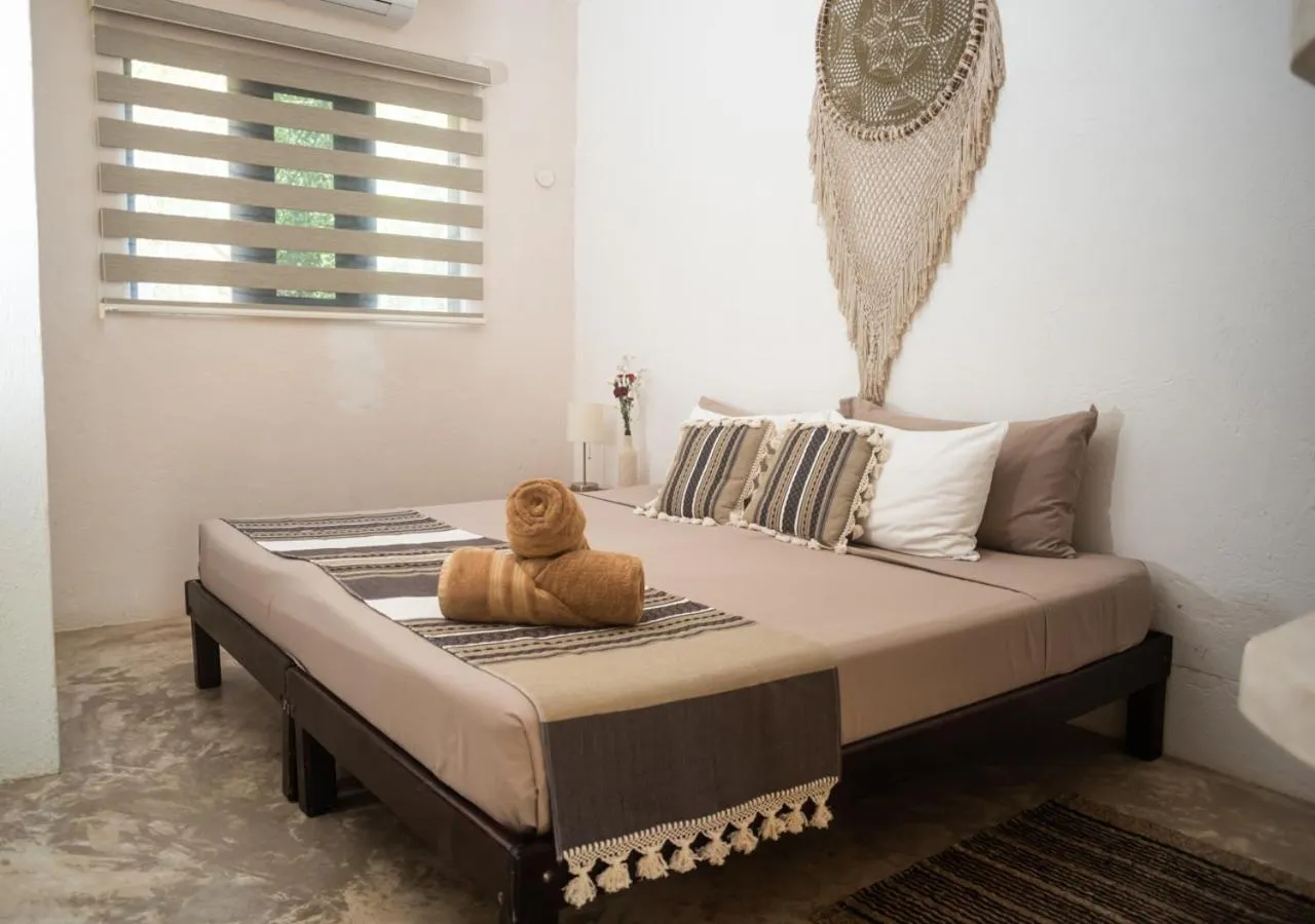 Bed in Villa Los Mangles Boutique Hotel