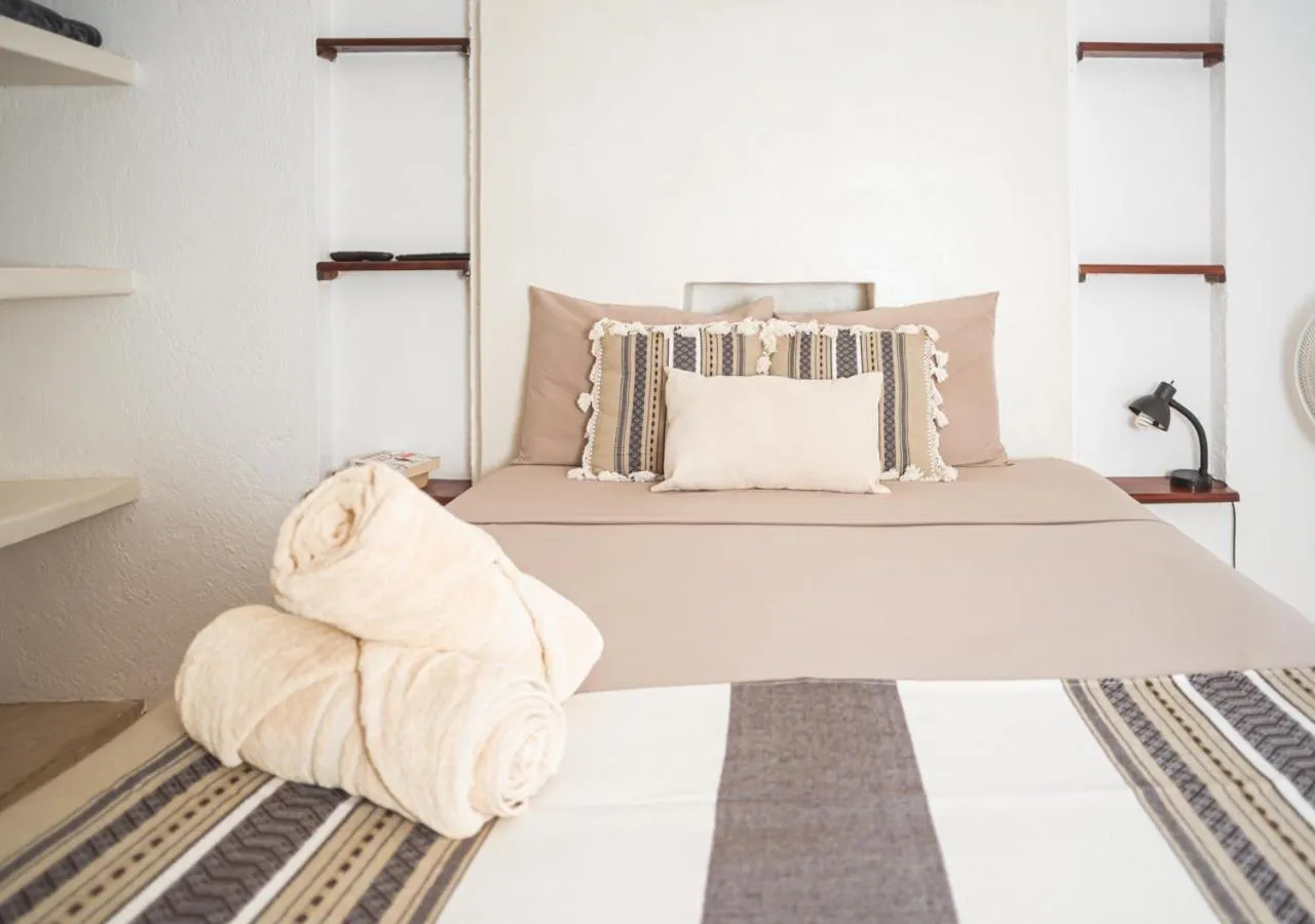 Bed in Villa Los Mangles Boutique Hotel