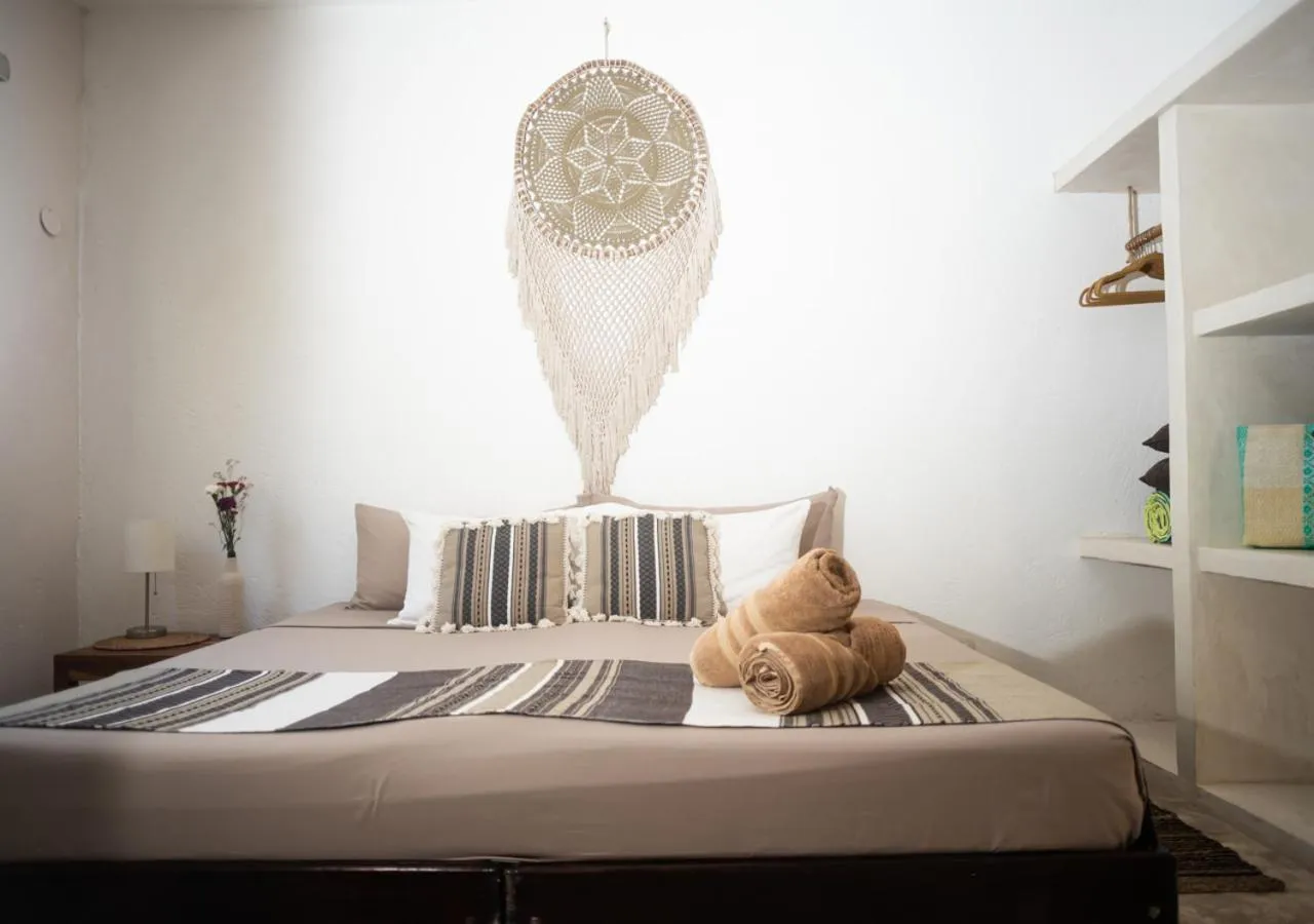 Bed in Villa Los Mangles Boutique Hotel