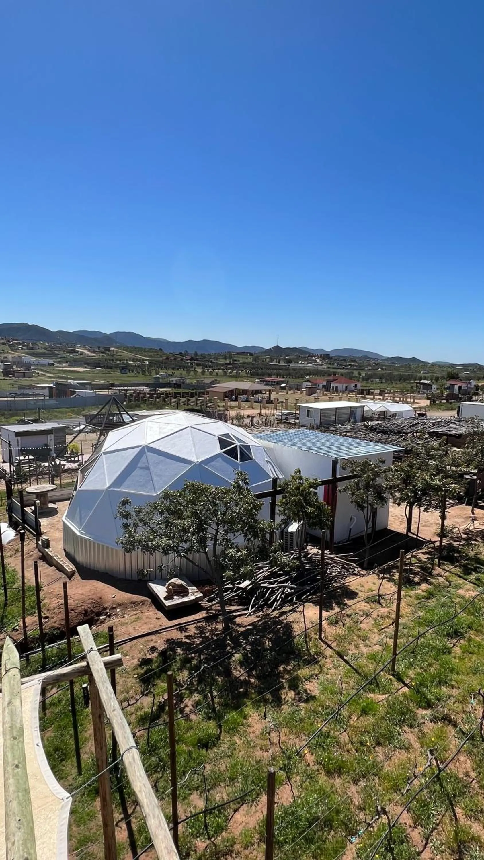 Natural landscape in Santerra, Valle de Guadalupe