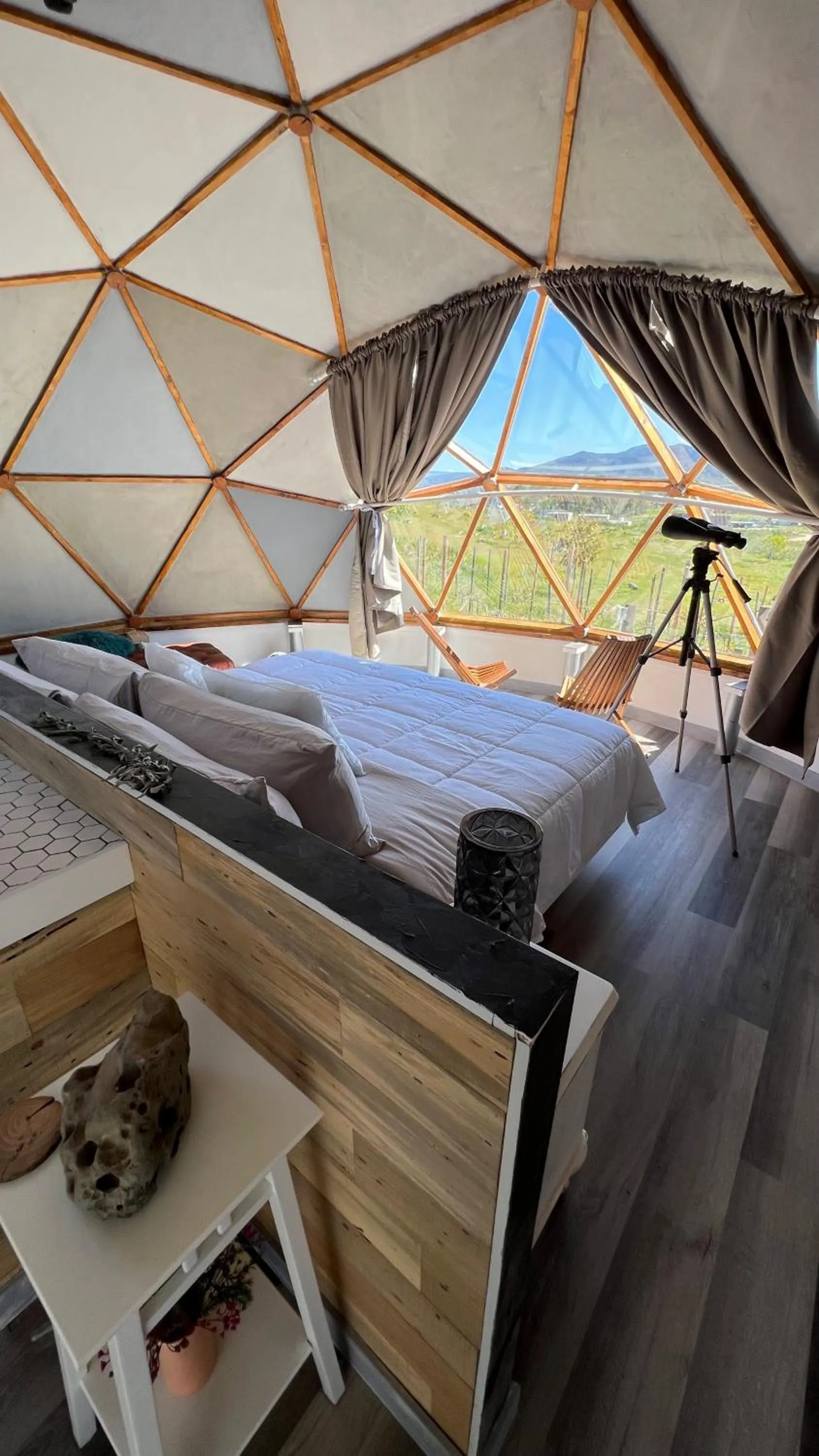 Bed in Santerra, Valle de Guadalupe