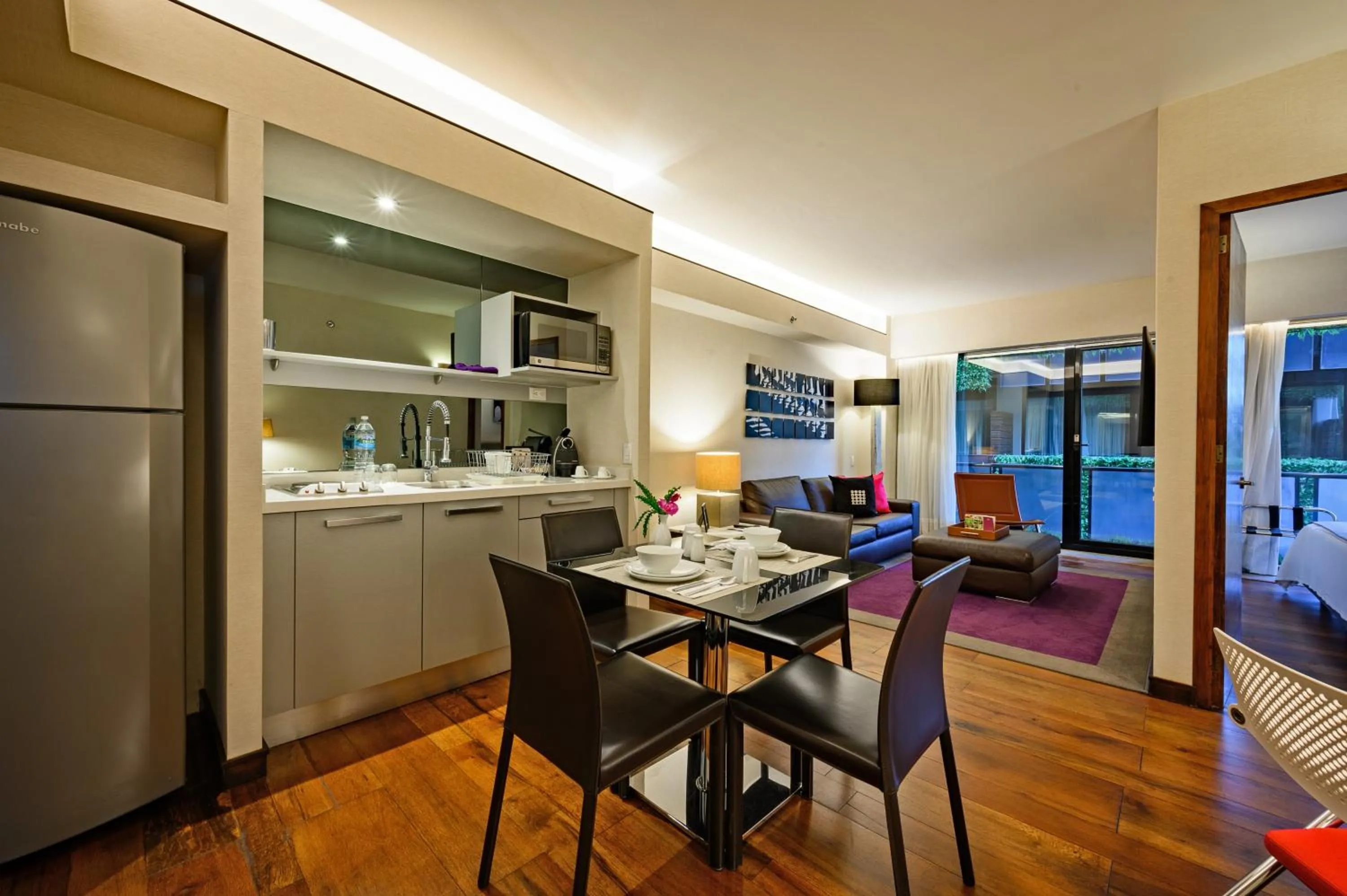 kitchen in Las Suites Campos Eliseos