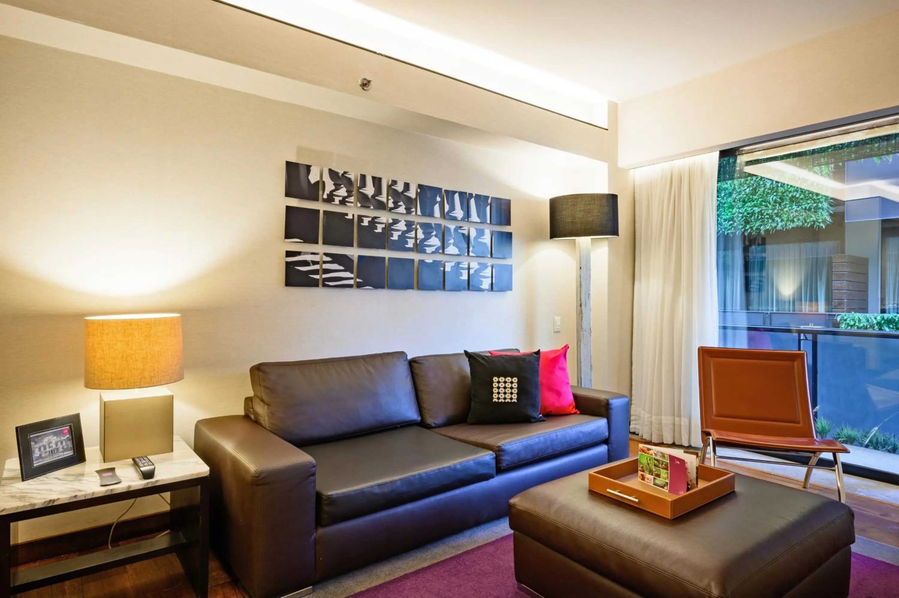 Seating area in Las Suites Campos Eliseos