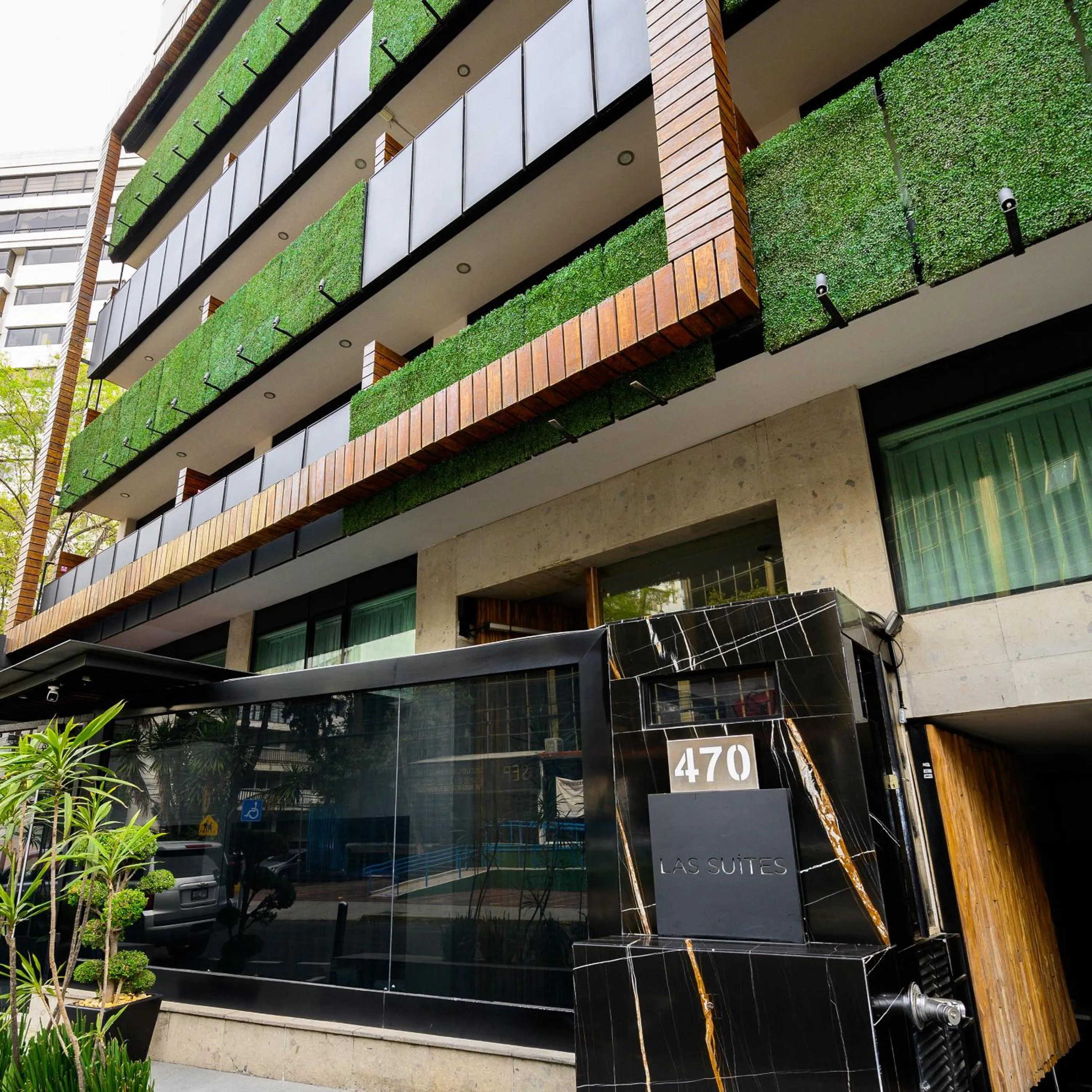 Street view in Las Suites Campos Eliseos