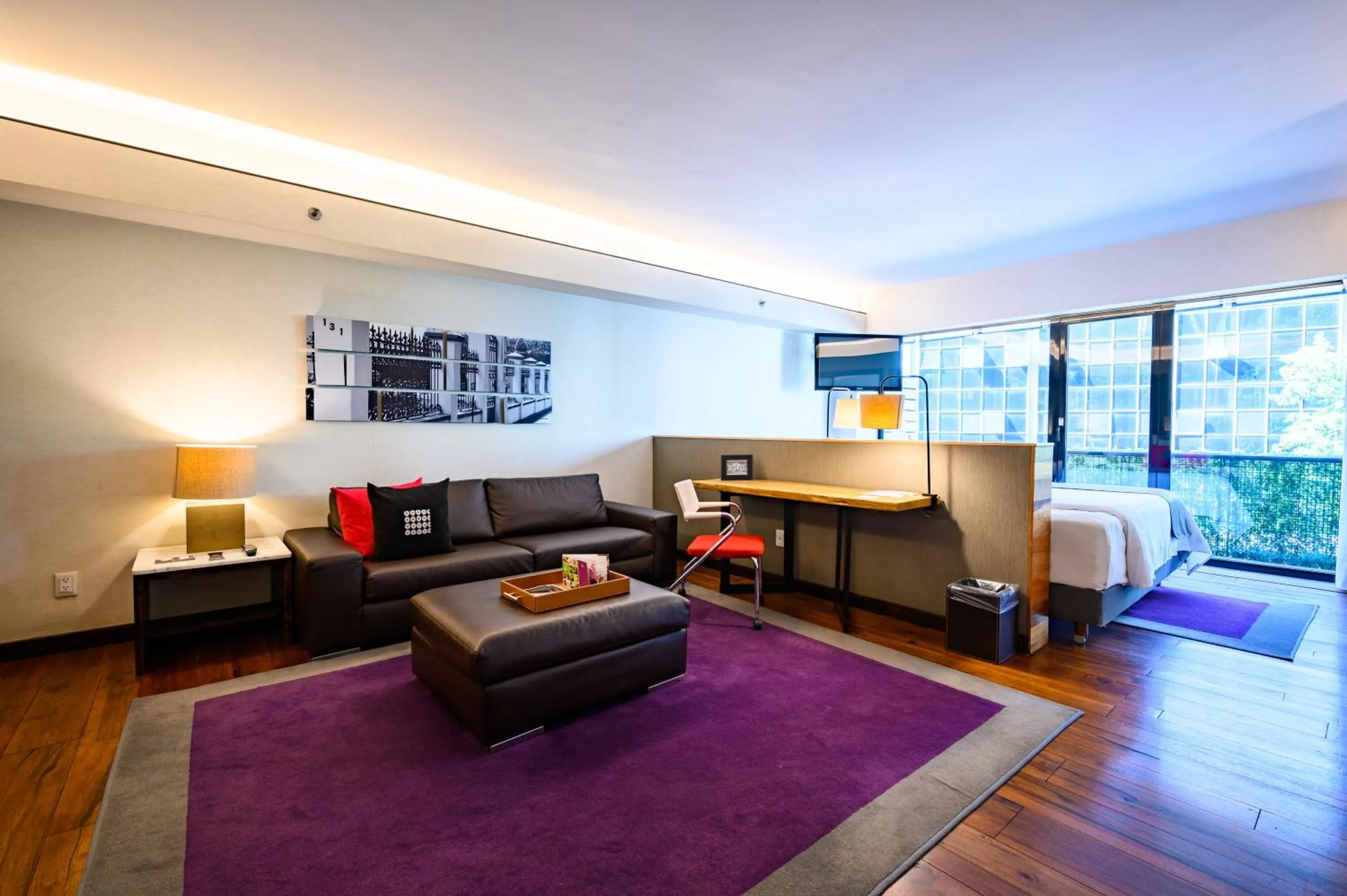 Seating area in Las Suites Campos Eliseos