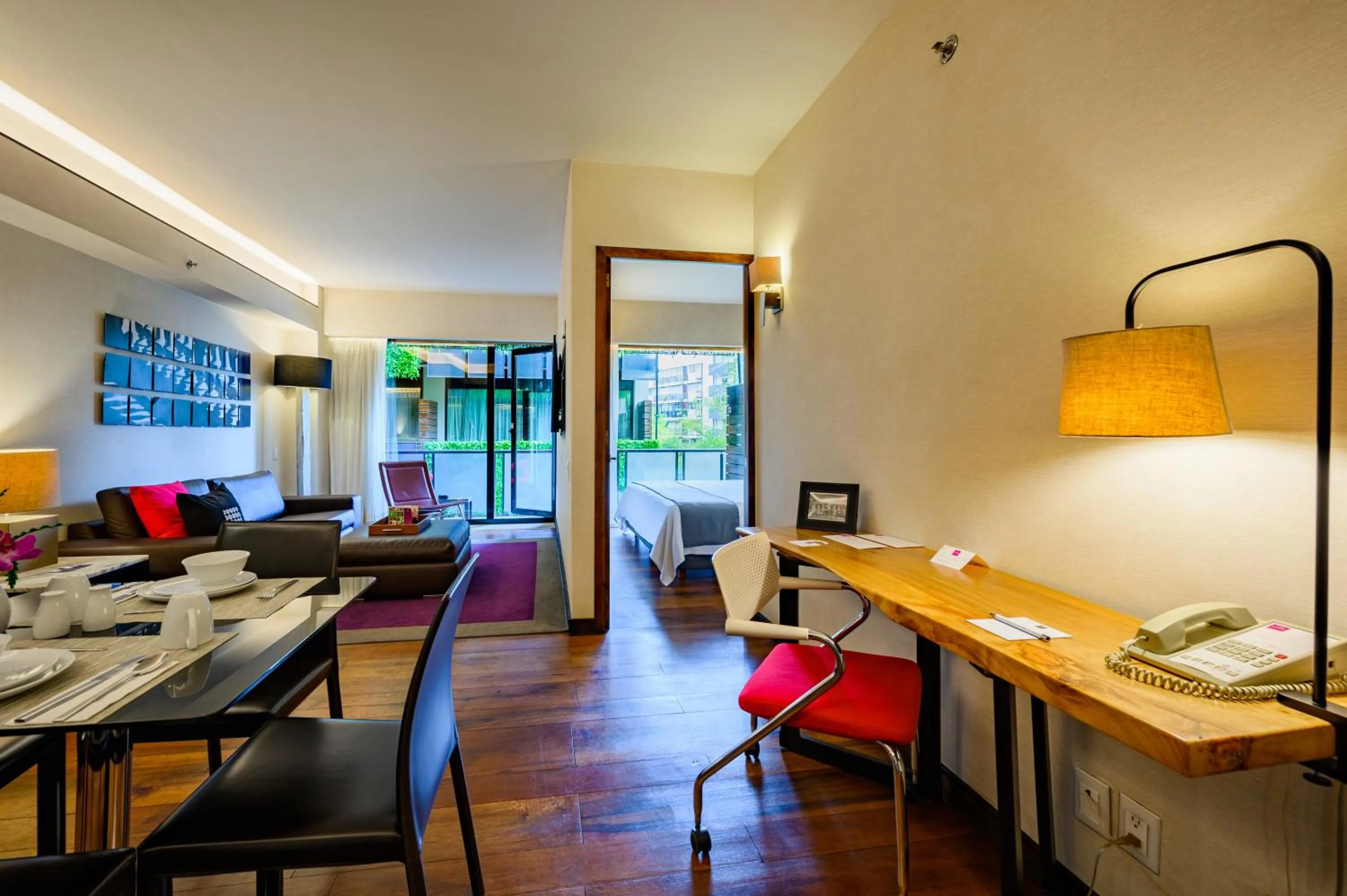 Kitchen or kitchenette in Las Suites Campos Eliseos