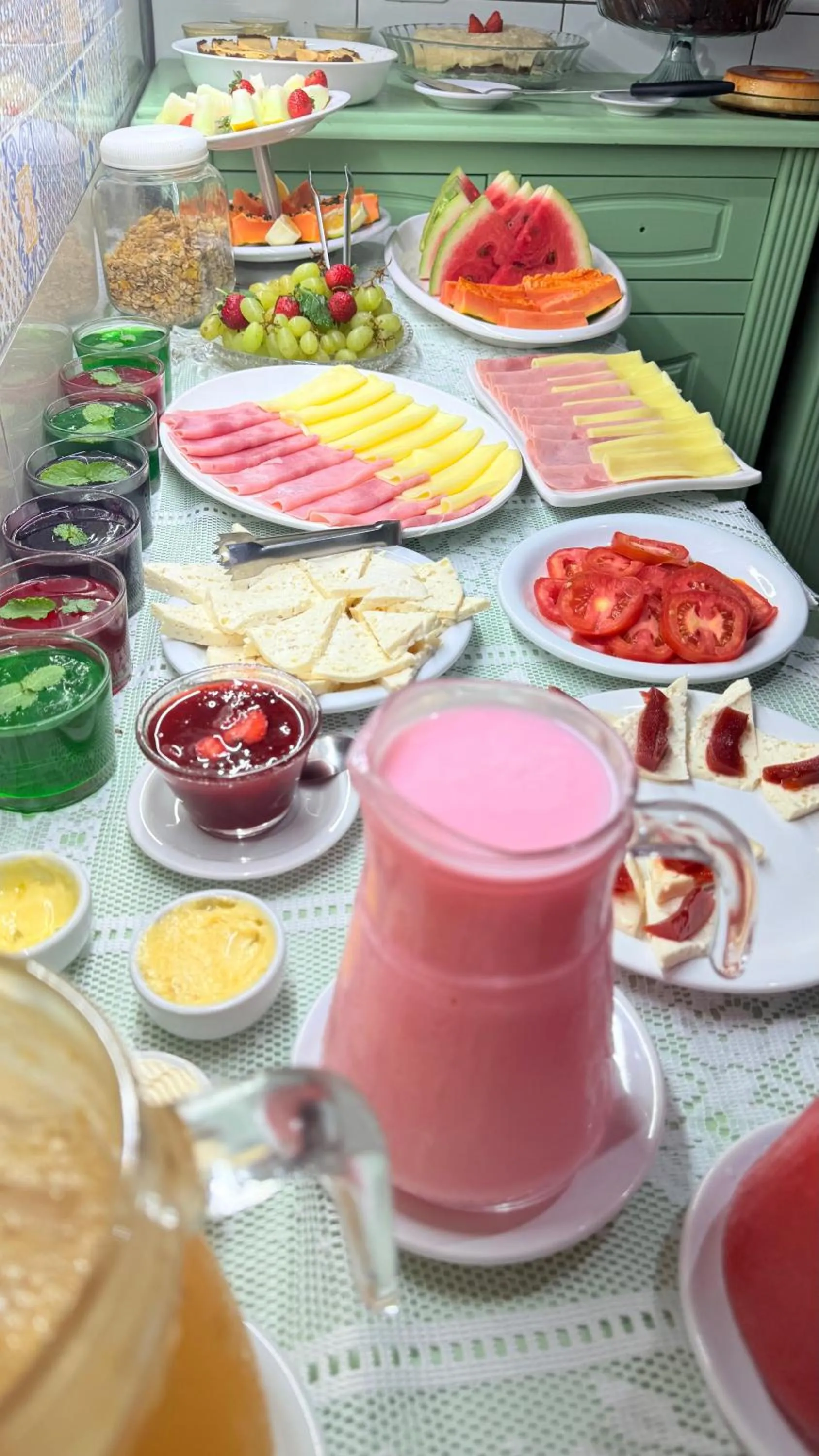 Breakfast in Pousada Cores Do Mar