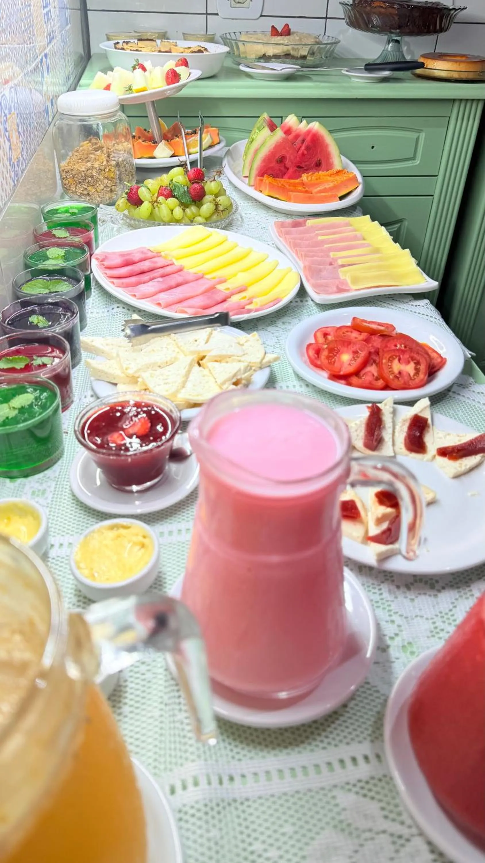 Breakfast in Pousada Cores Do Mar