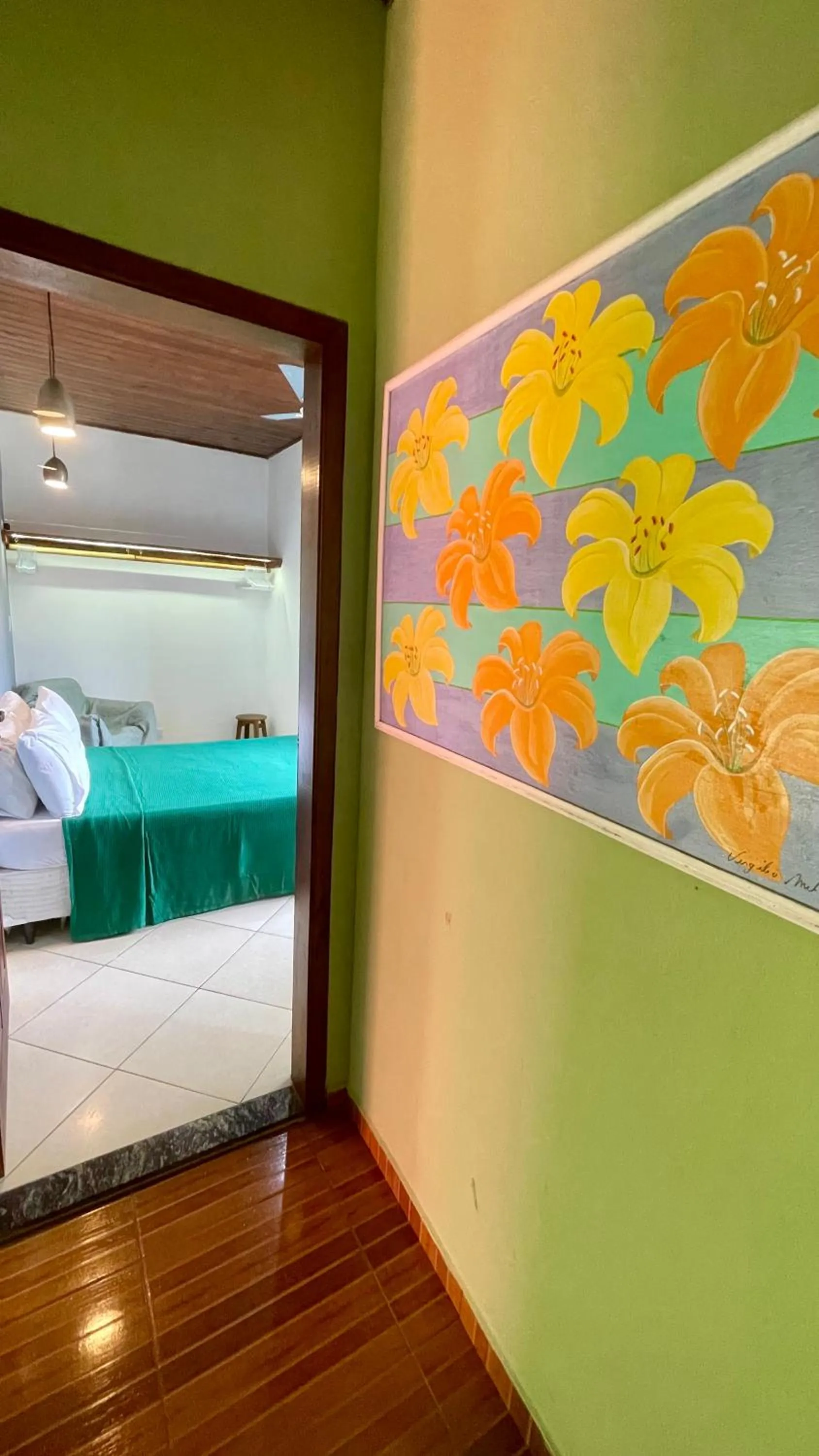 Photo of the whole room, Bed in Pousada Cores Do Mar