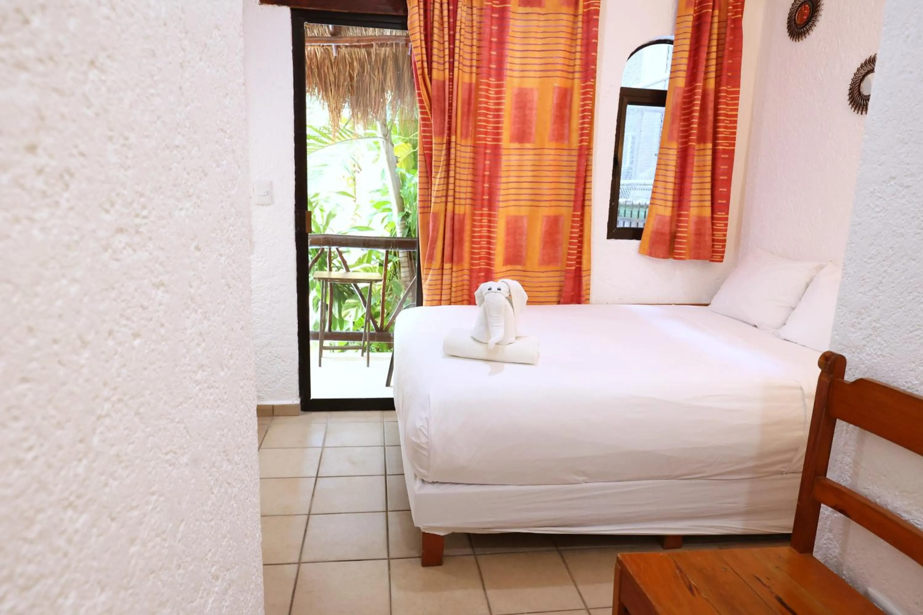 Bed in Hotel Bosque Caribe, 5th Av. zone