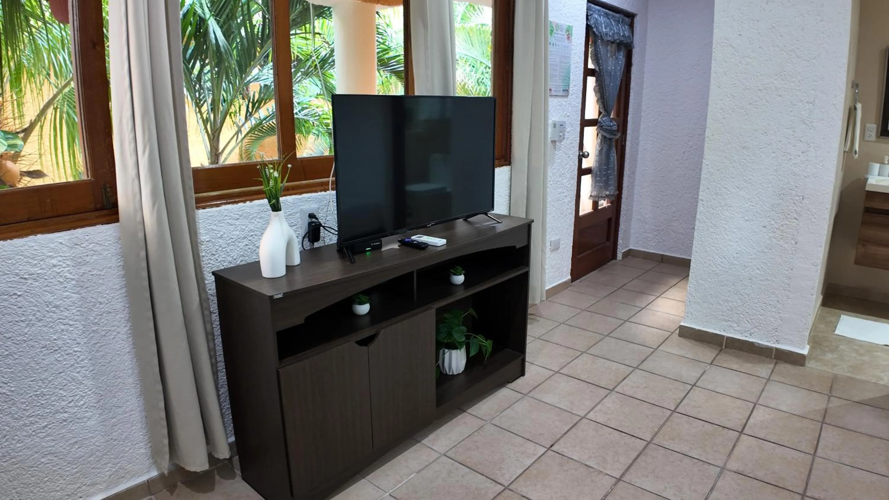 TV and multimedia in Hotel Bosque Caribe, 5th Av. zone