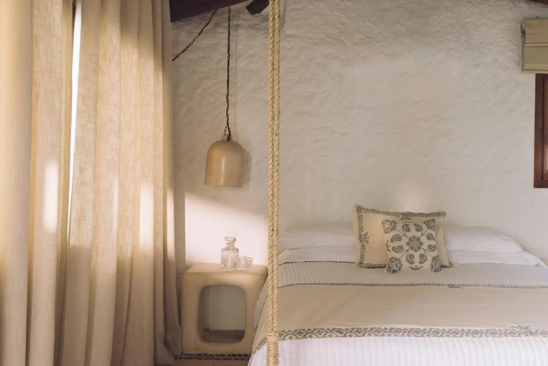 Bed in Casa Las Tortugas Petit Beach Hotel & Spa