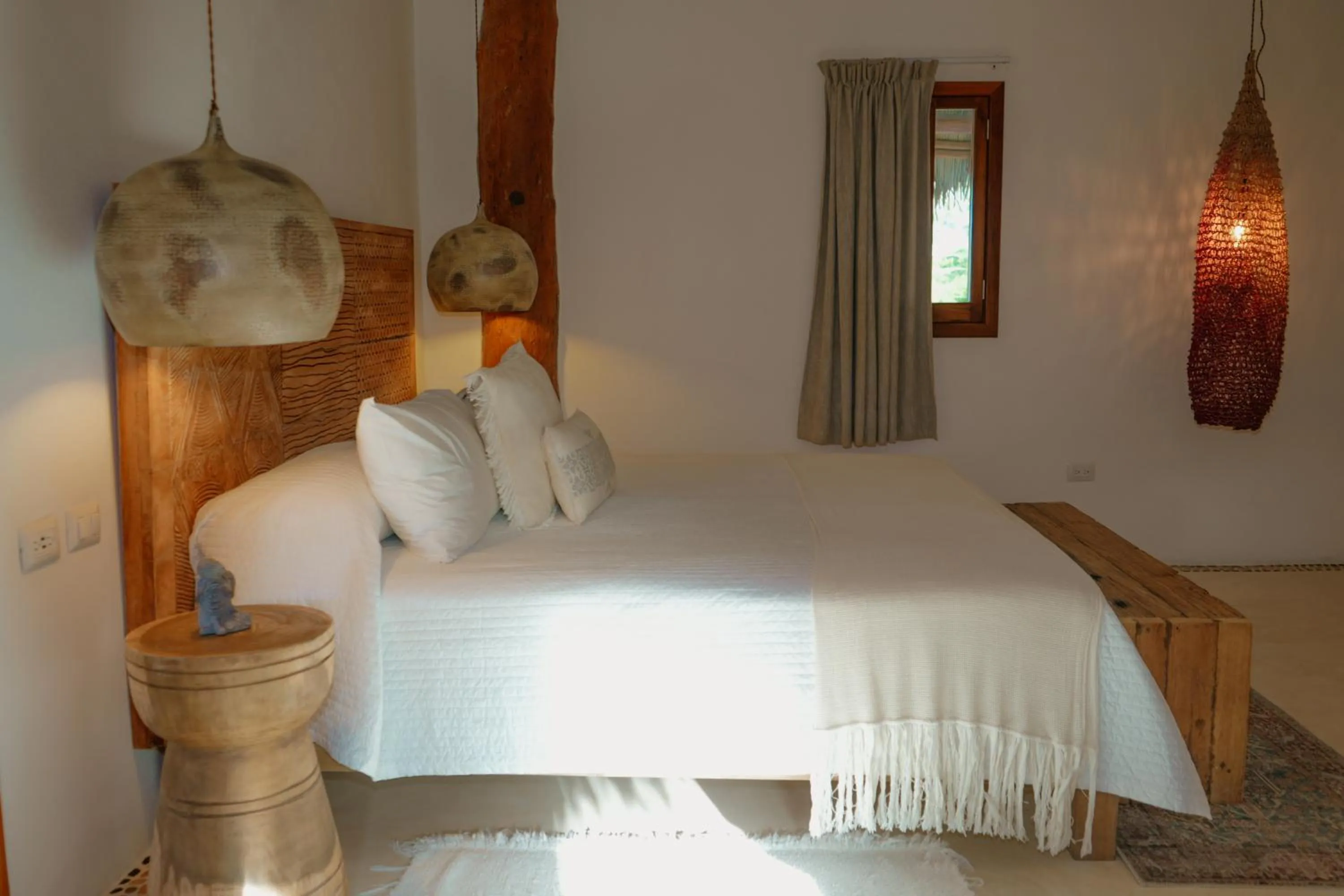 Bed in Casa Las Tortugas Petit Beach Hotel & Spa