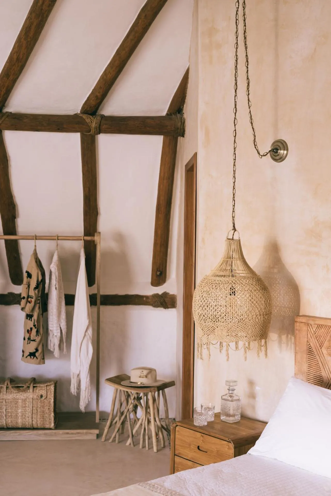 Bed in Casa Las Tortugas Petit Beach Hotel & Spa