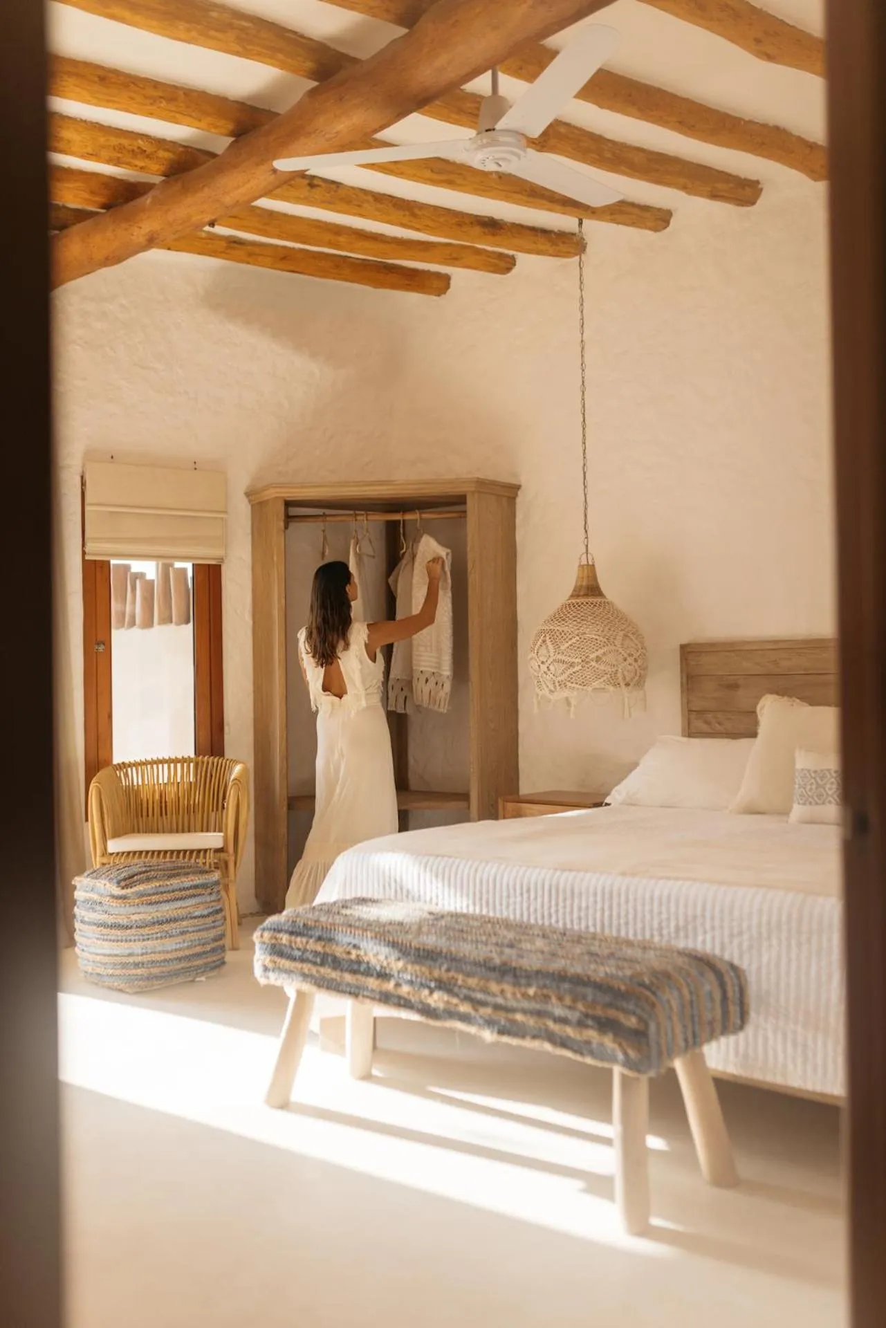 Bed in Casa Las Tortugas Petit Beach Hotel & Spa