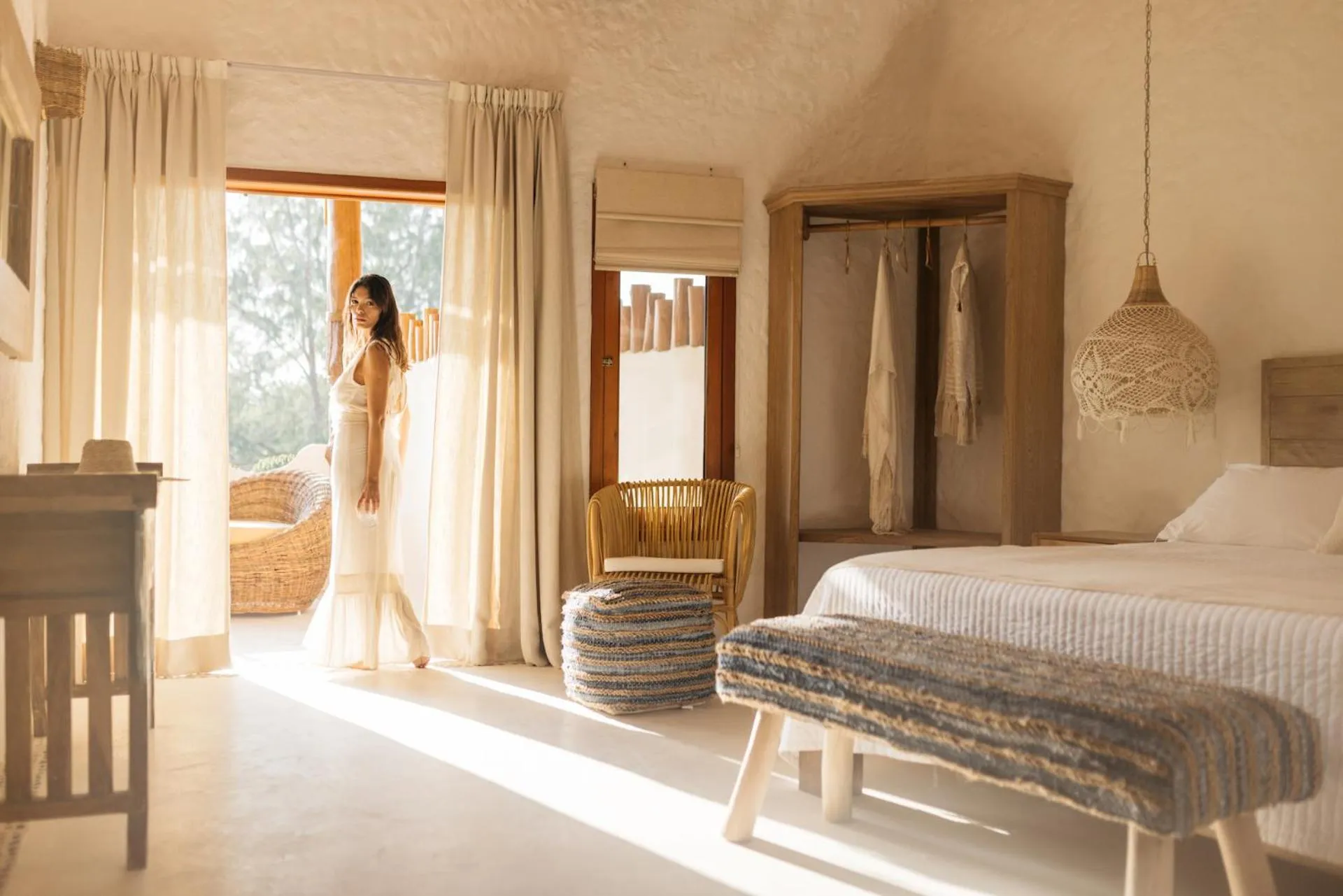 Bed in Casa Las Tortugas Petit Beach Hotel & Spa