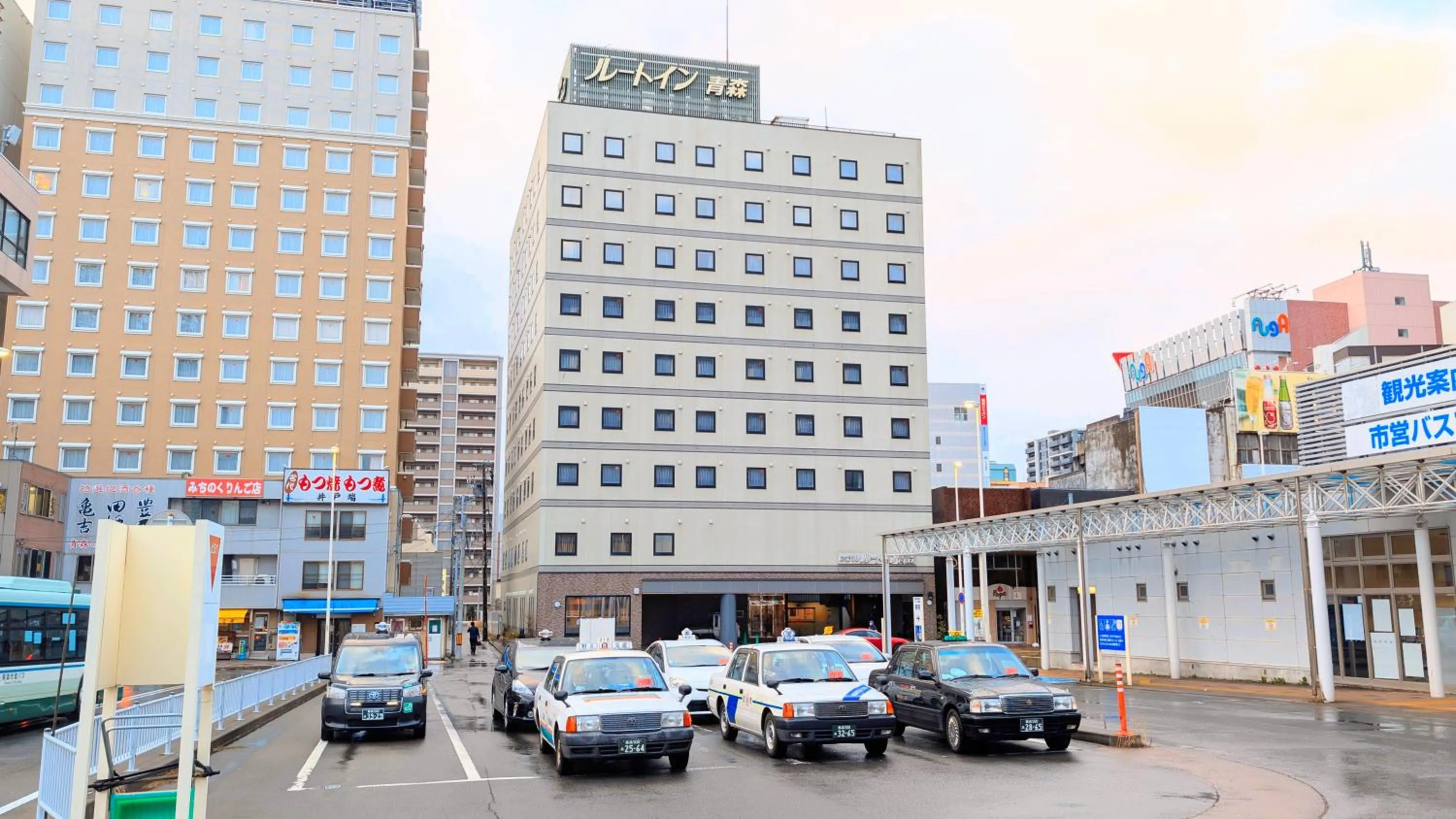 Property building in Hotel Route-Inn Aomori Ekimae