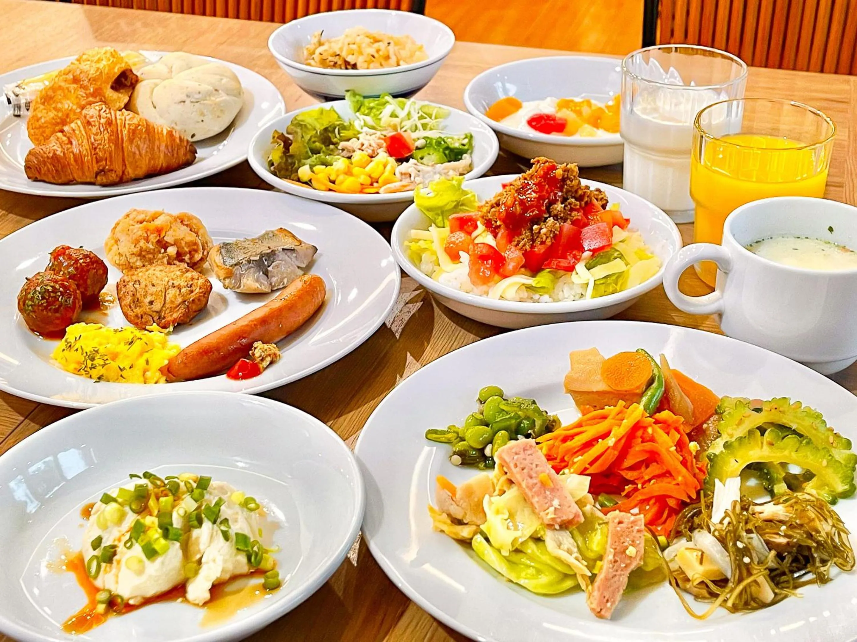 Breakfast in Route Inn Grantia Ishigaki