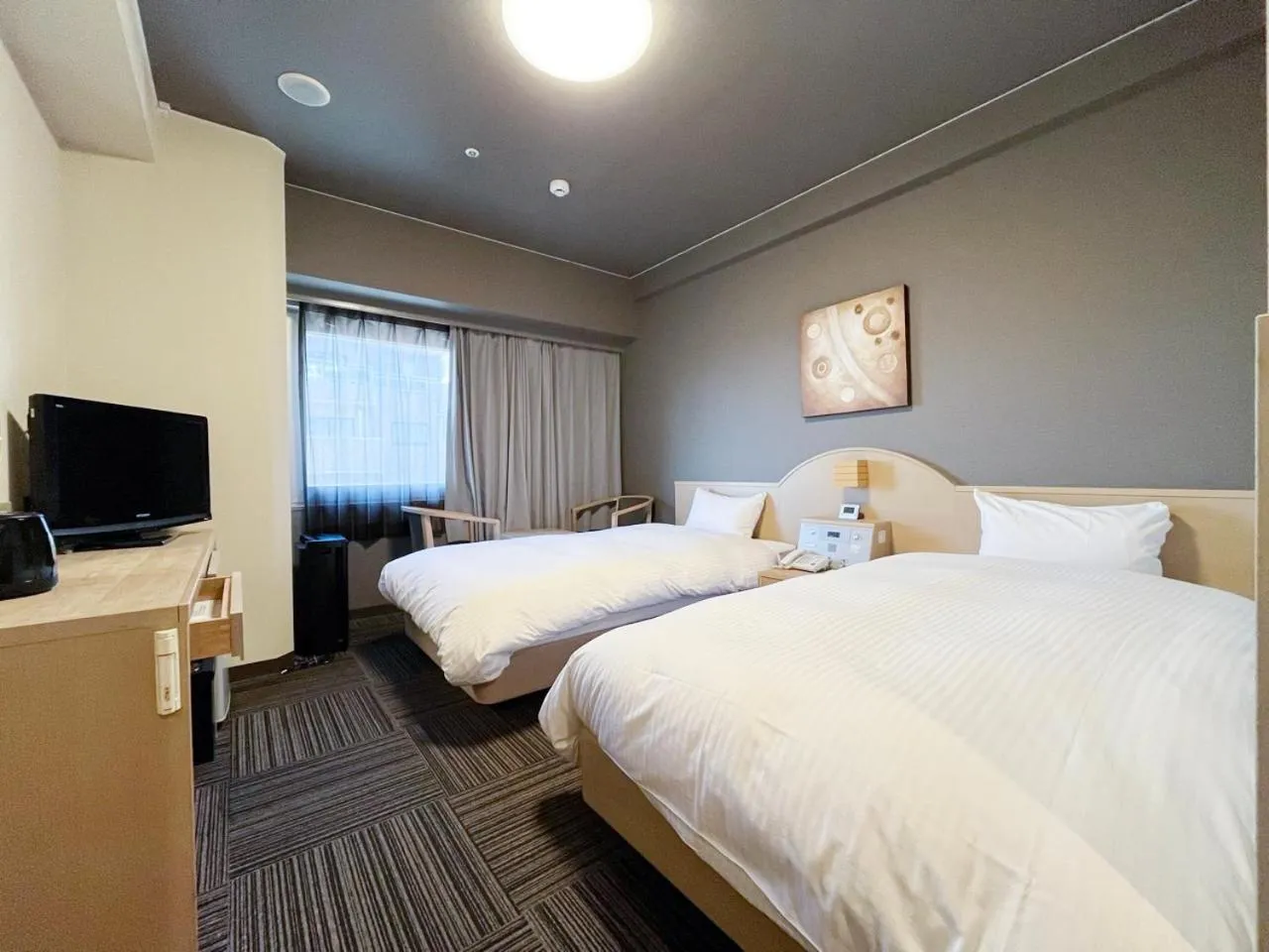 Photo of the whole room, Bed in Hotel Route-Inn Tokyo Asagaya