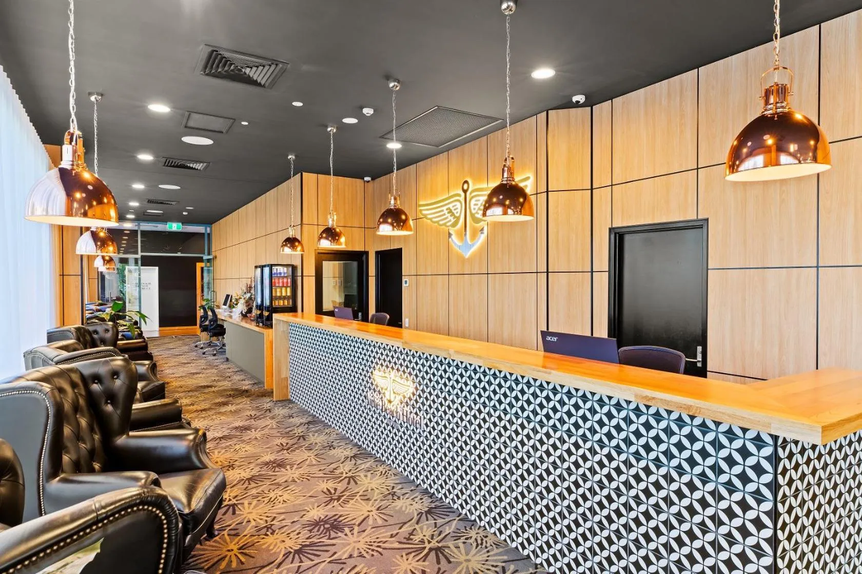 Lobby or reception in Airlie Beach Hotel