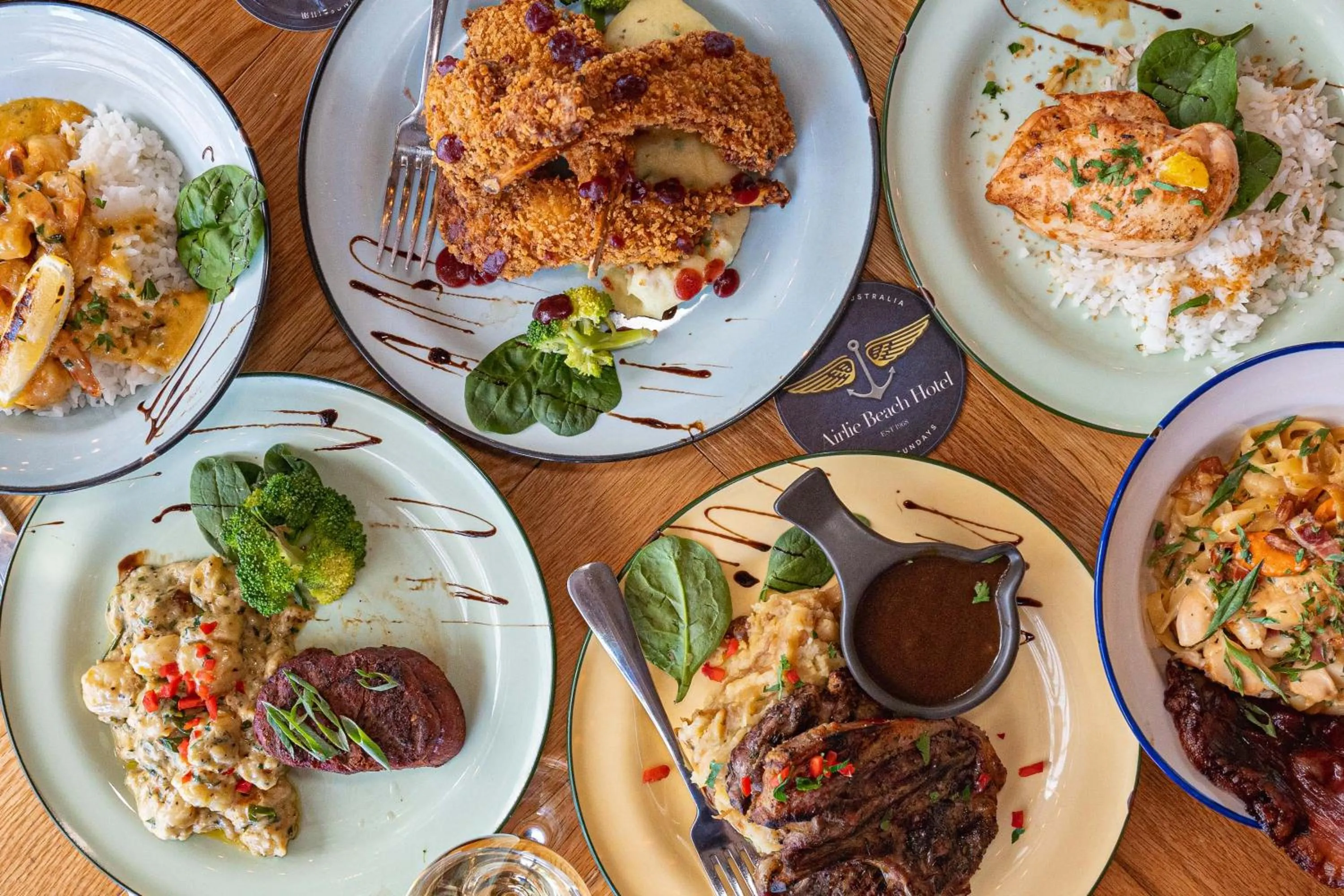 Food close-up in Airlie Beach Hotel
