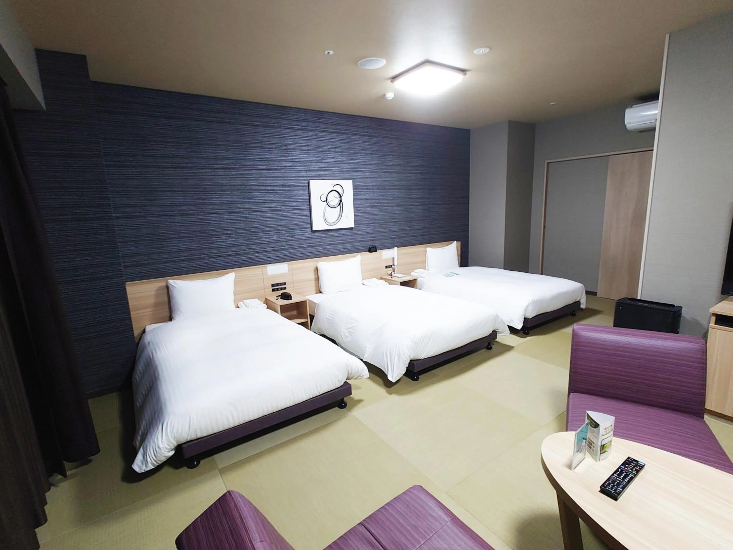 Photo of the whole room, Bed in Hotel Route Inn Matsue