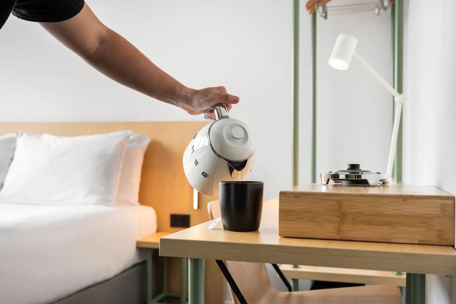 Bed in YHA Brisbane City