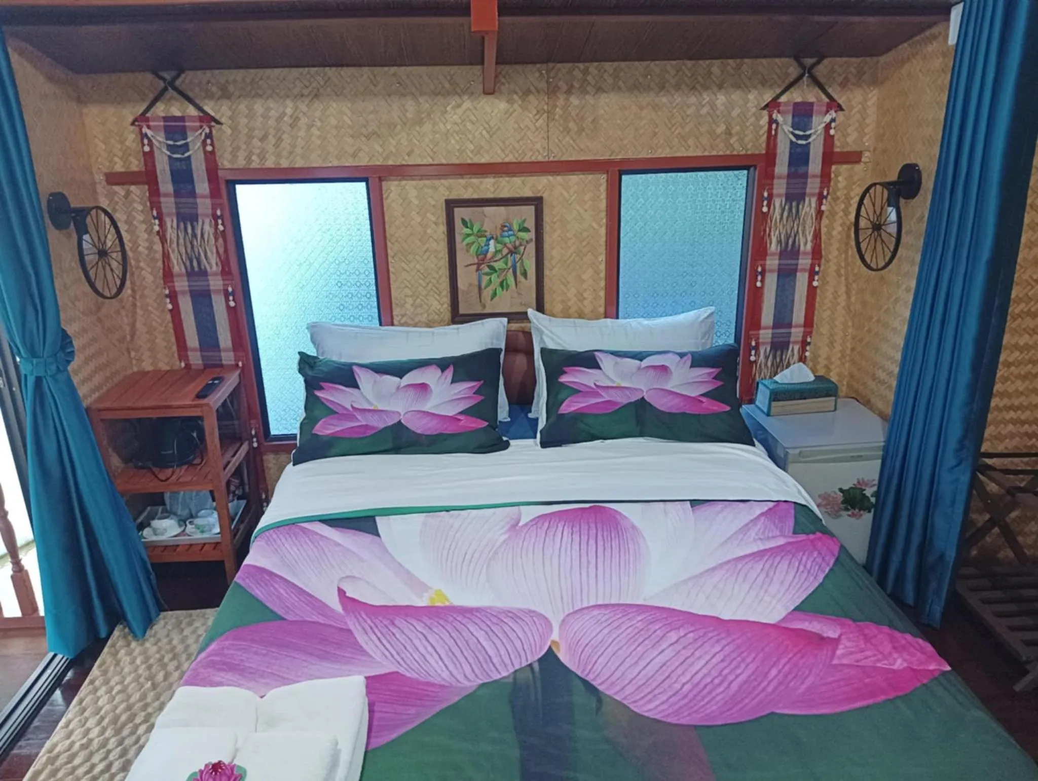 Bedroom, Bed in Hidden Holiday House
