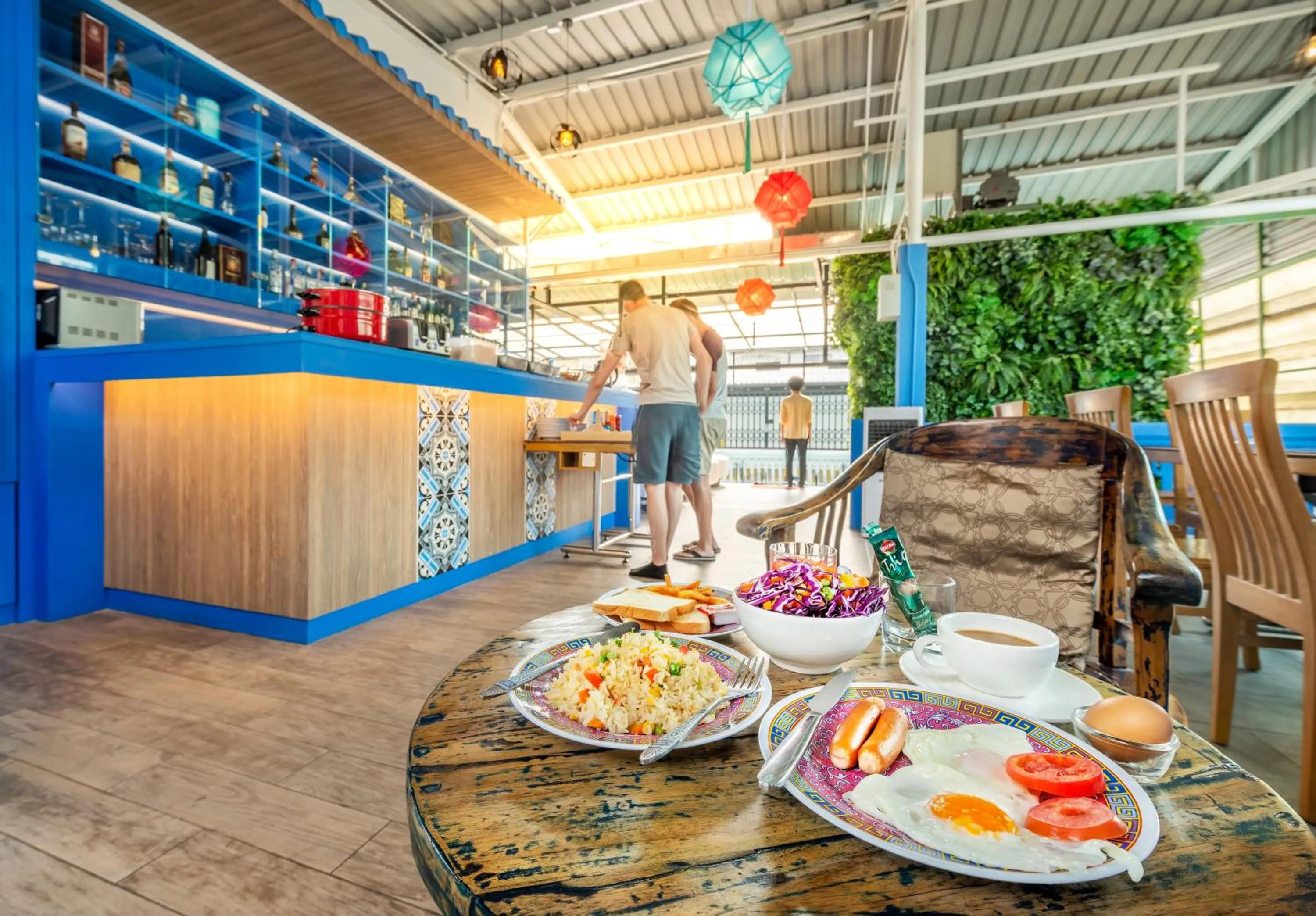 Breakfast in Ama Hostel Bangkok