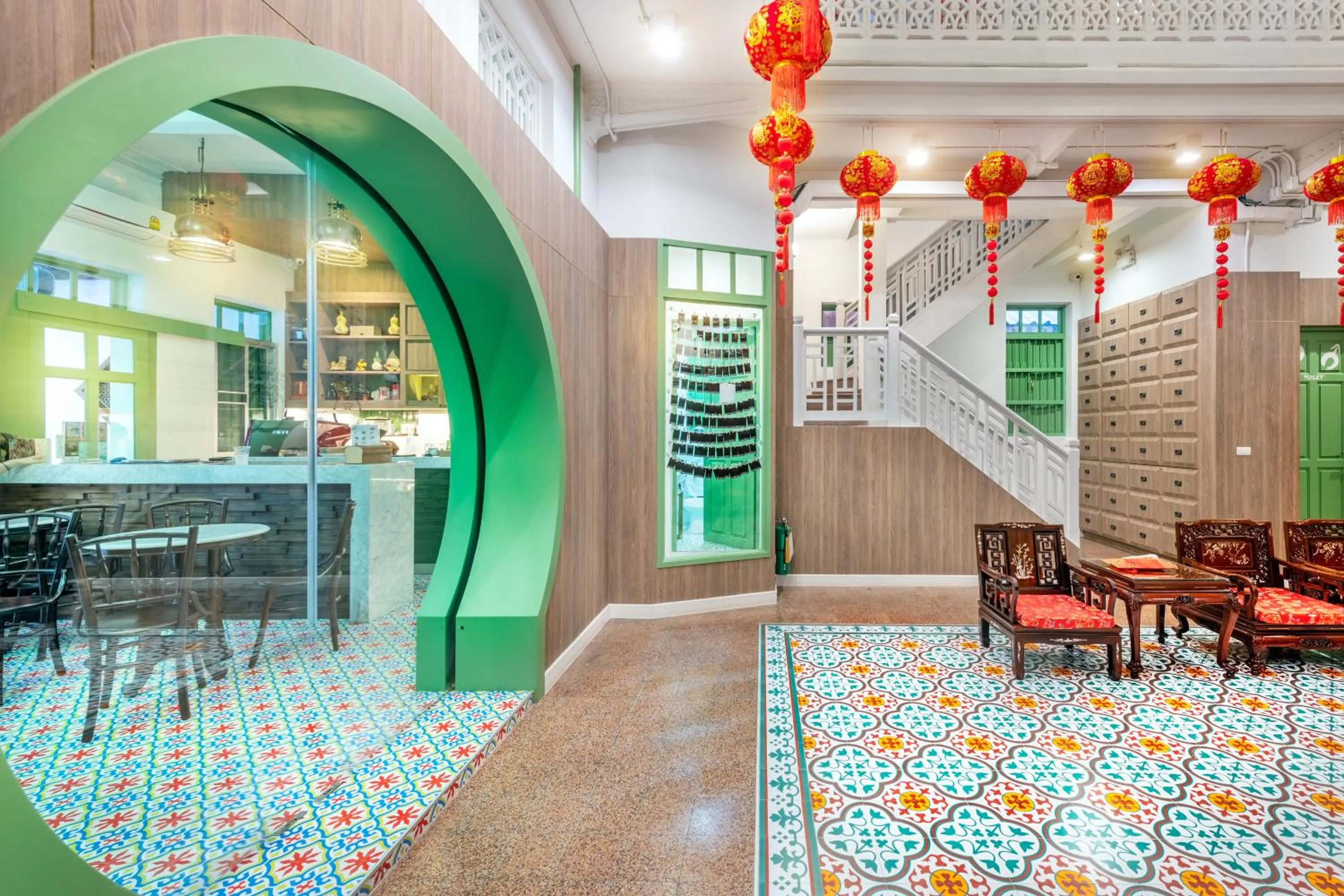 Facade/entrance in Ama Hostel Bangkok