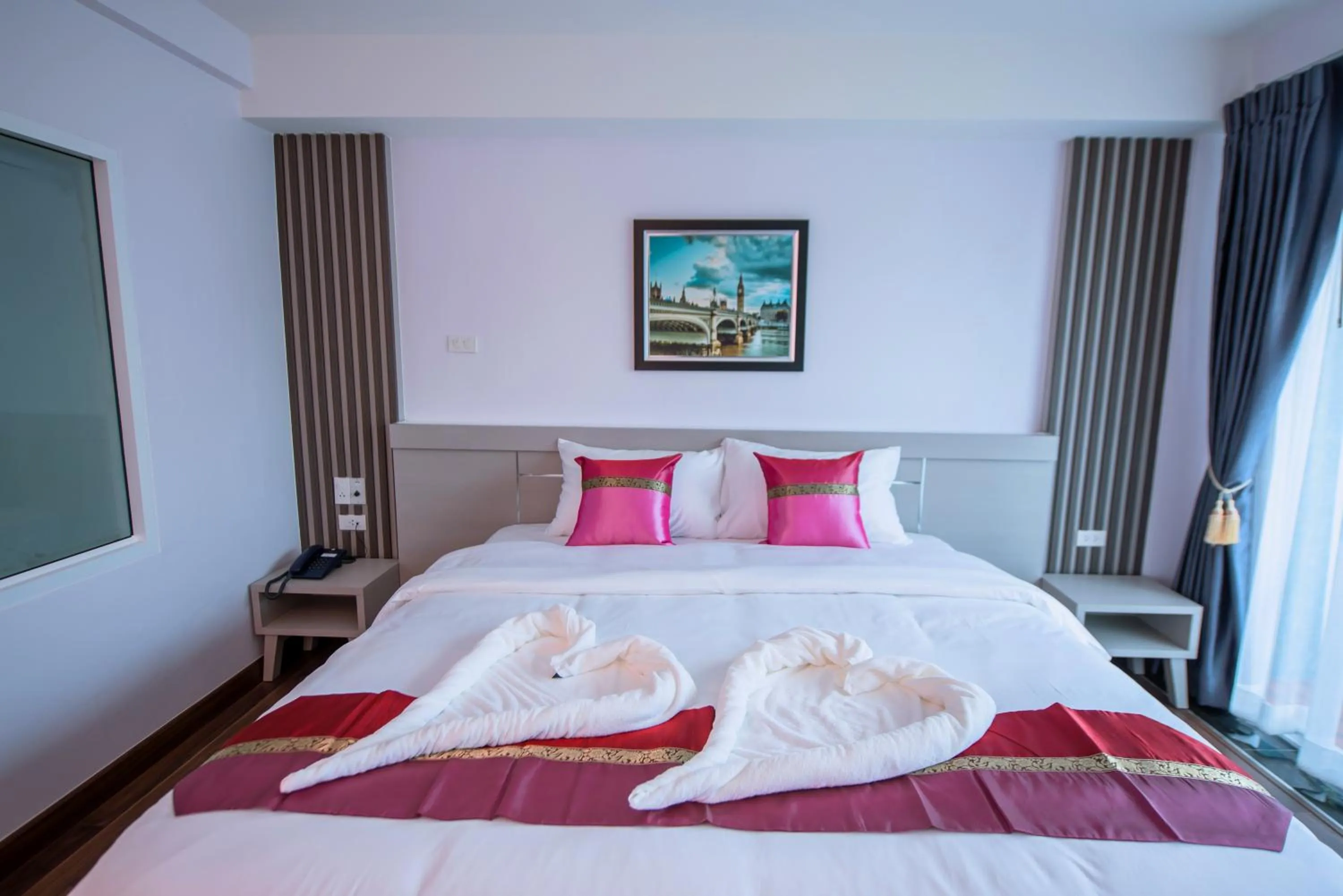 Bed in MS Hotel Sriracha