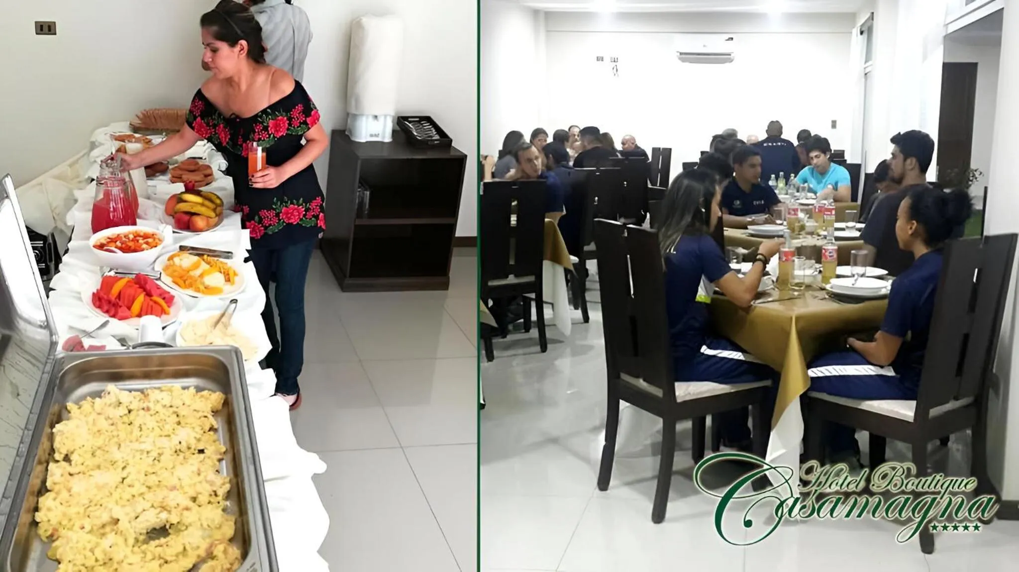 Restaurant/places to eat in Hotel Boutique Casamagna