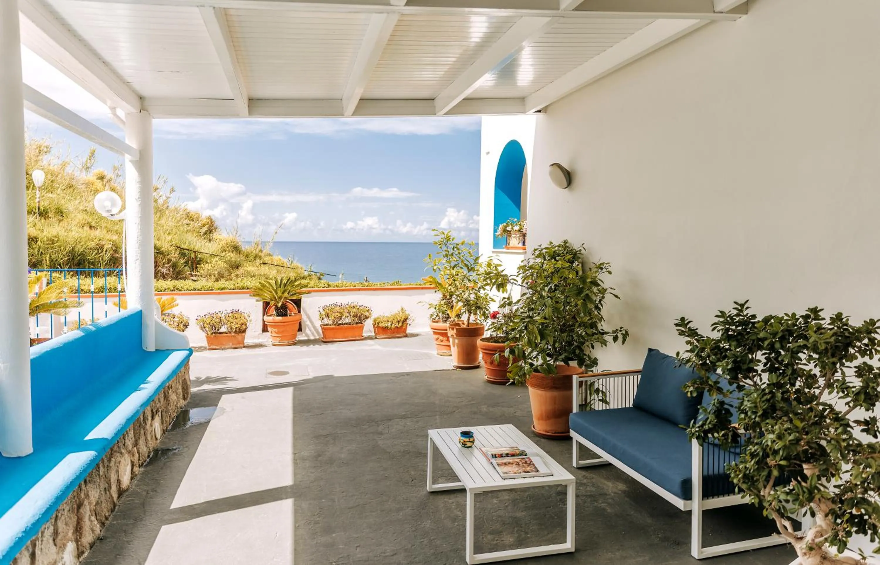 Decorative detail in Hotel Cava Dell'Isola