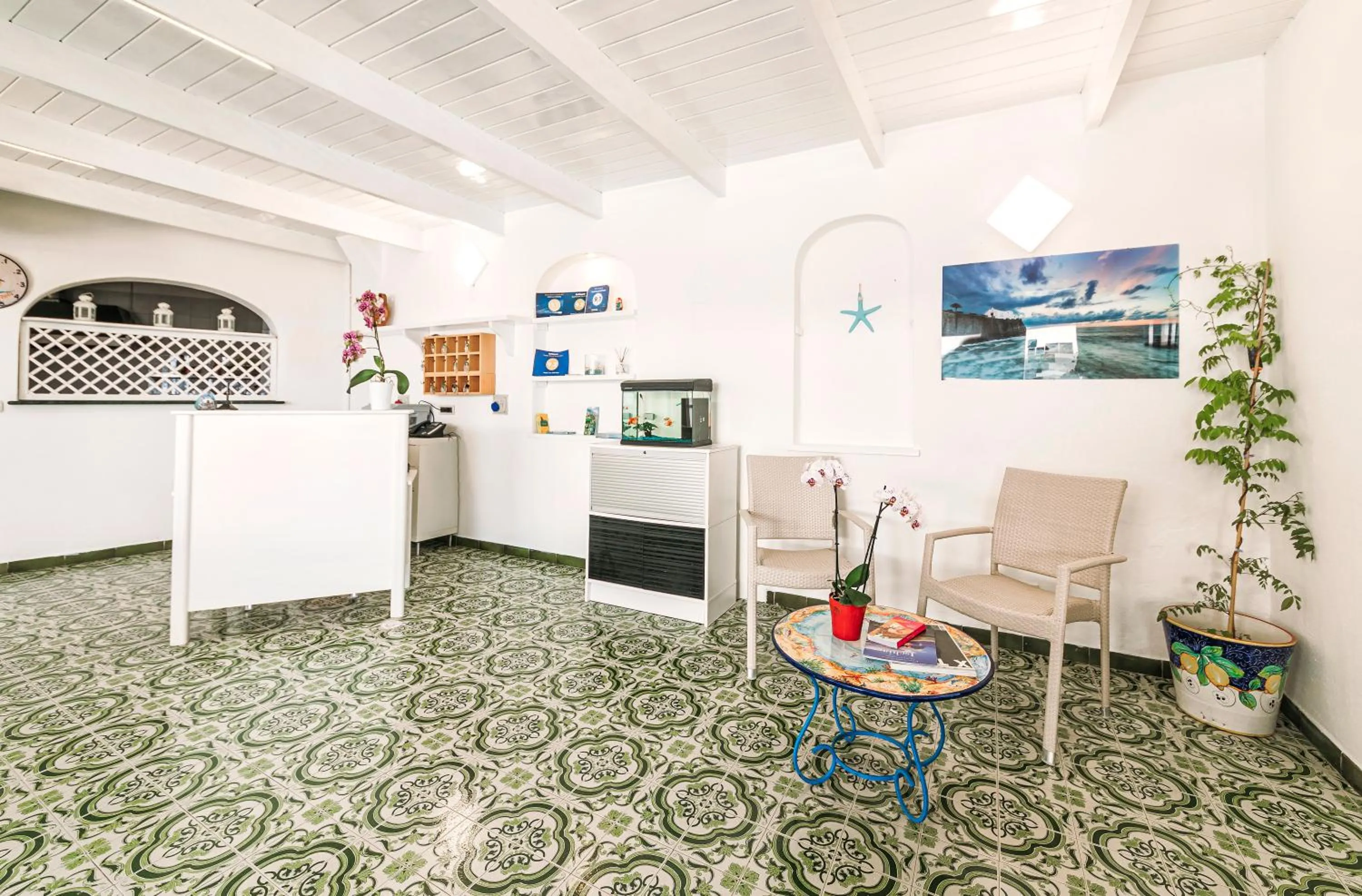 Lobby or reception in Hotel Cava Dell'Isola