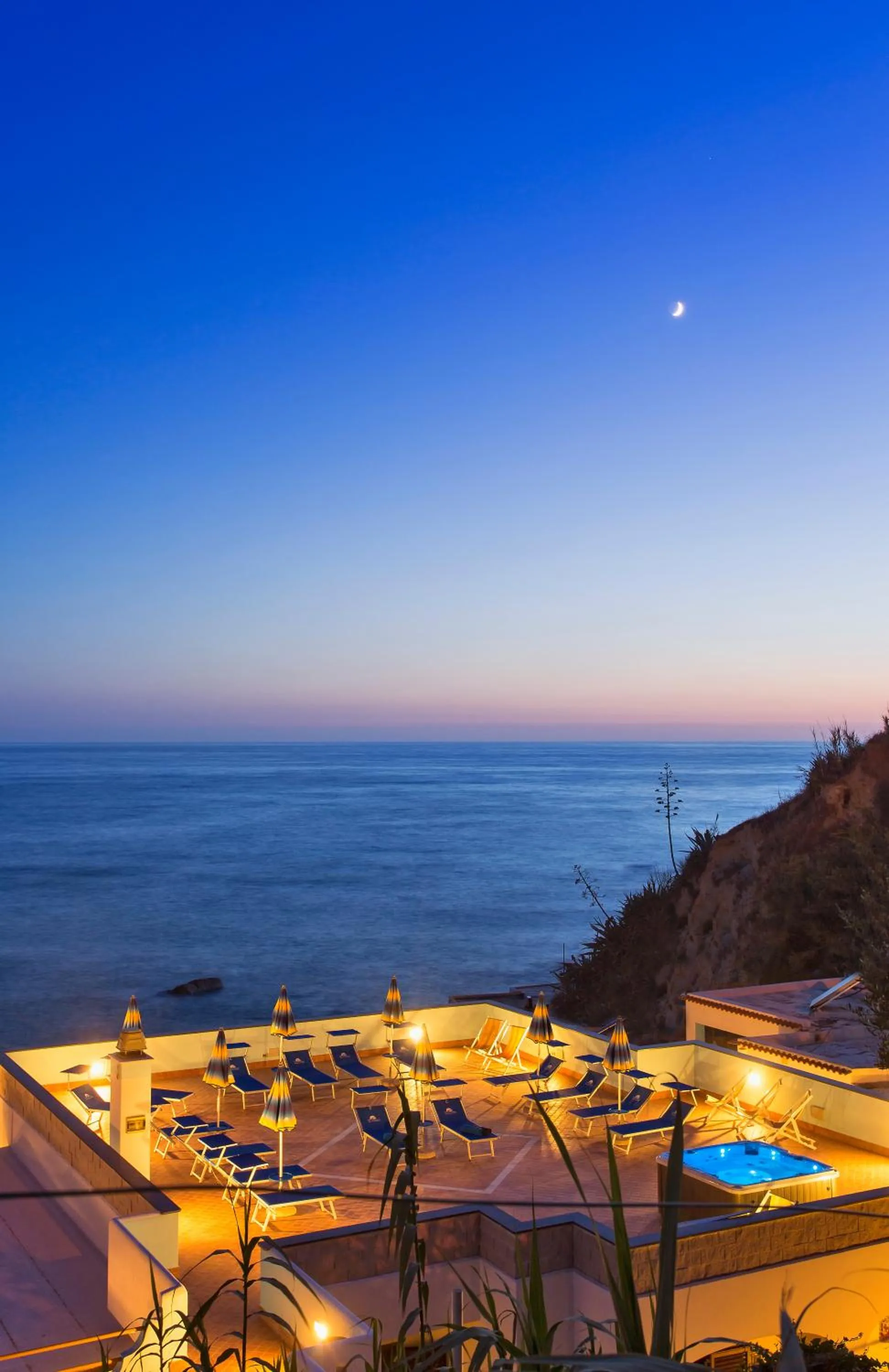 Bird's eye view in Hotel Cava Dell'Isola