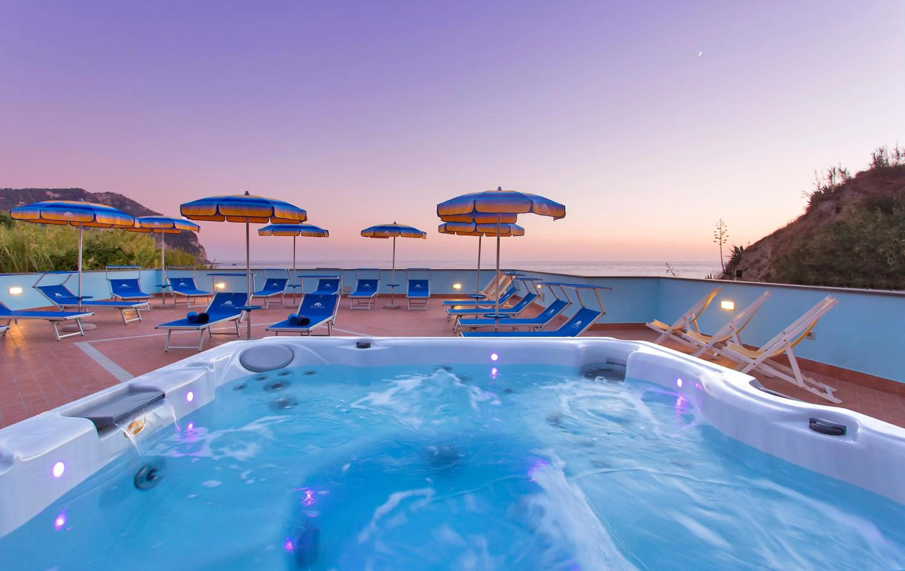 Solarium in Hotel Cava Dell'Isola